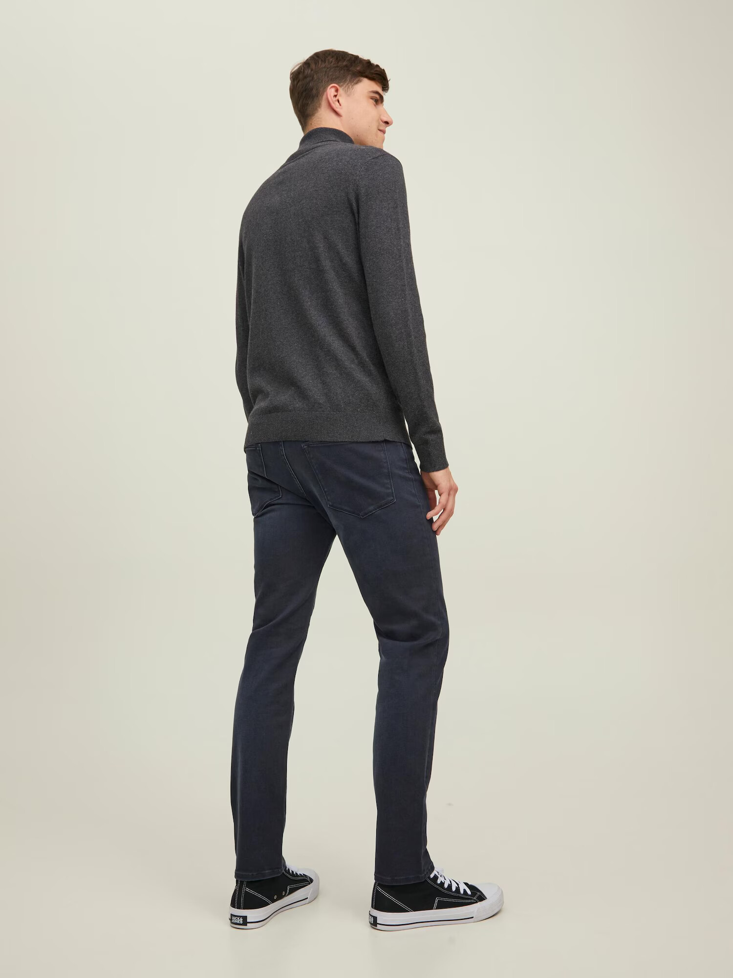 JACK & JONES Jeans 'Clark Evan' albastru noapte - Pled.ro