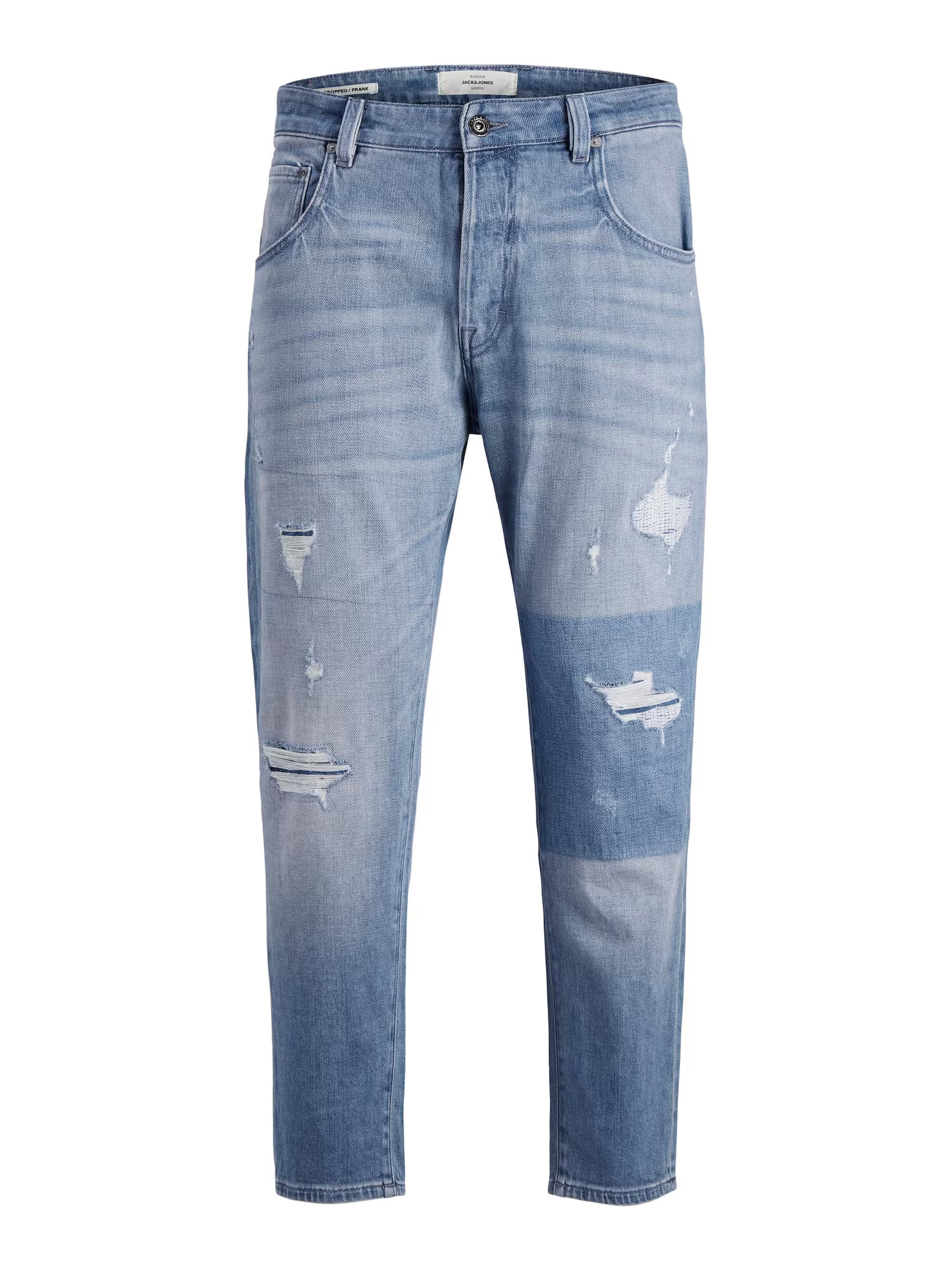 JACK & JONES Jeans 'Frank' albastru denim - Pled.ro