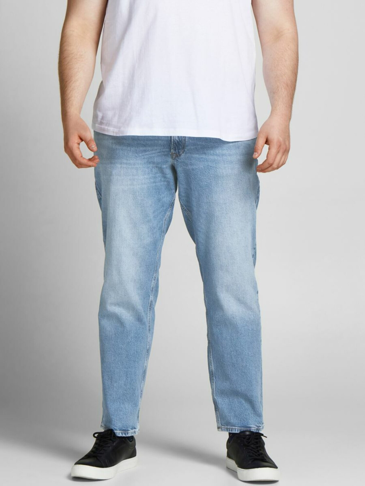 JACK & JONES Jeans 'Glenn' albastru denim - Pled.ro