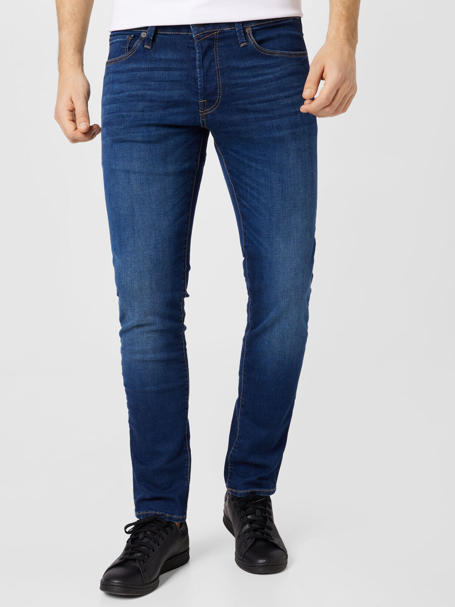 JACK & JONES Jeans 'Glenn' albastru denim - Pled.ro