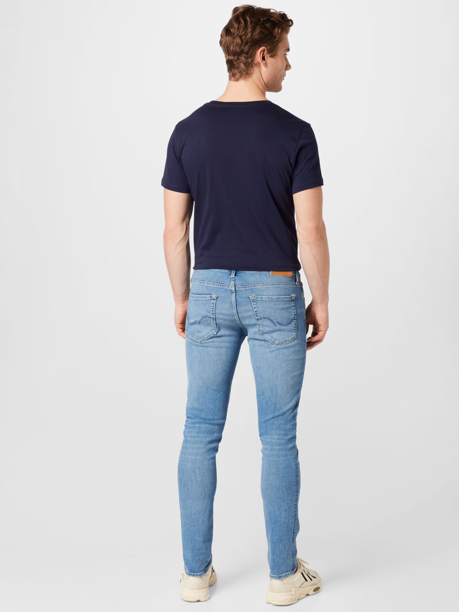 JACK & JONES Jeans 'Glenn' albastru denim - Pled.ro