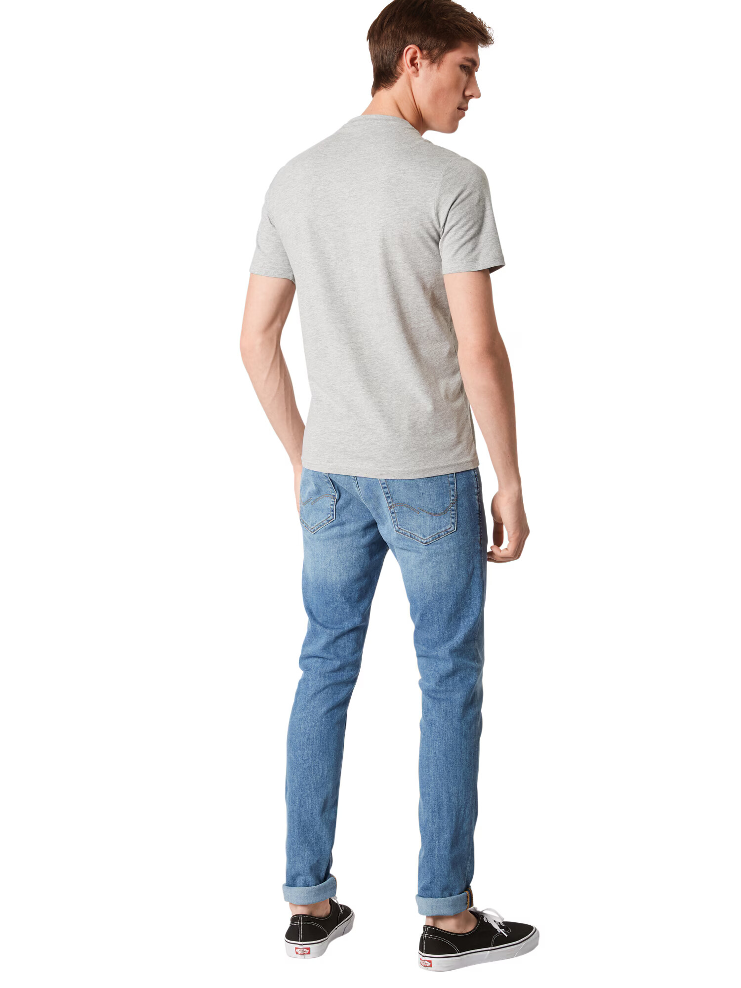 JACK & JONES Jeans 'Glenn' albastru denim - Pled.ro