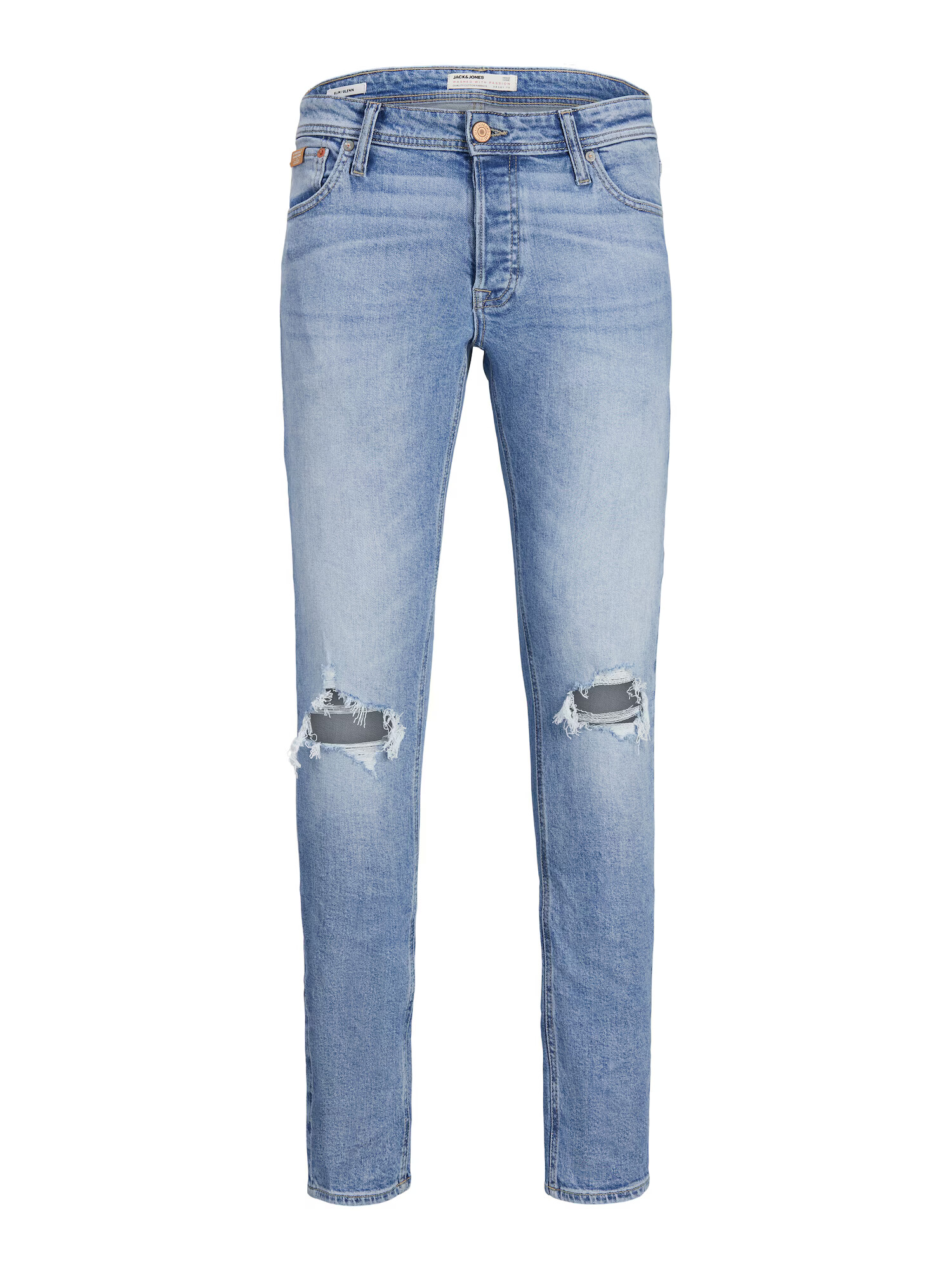 JACK & JONES Jeans 'GLENN' albastru denim - Pled.ro