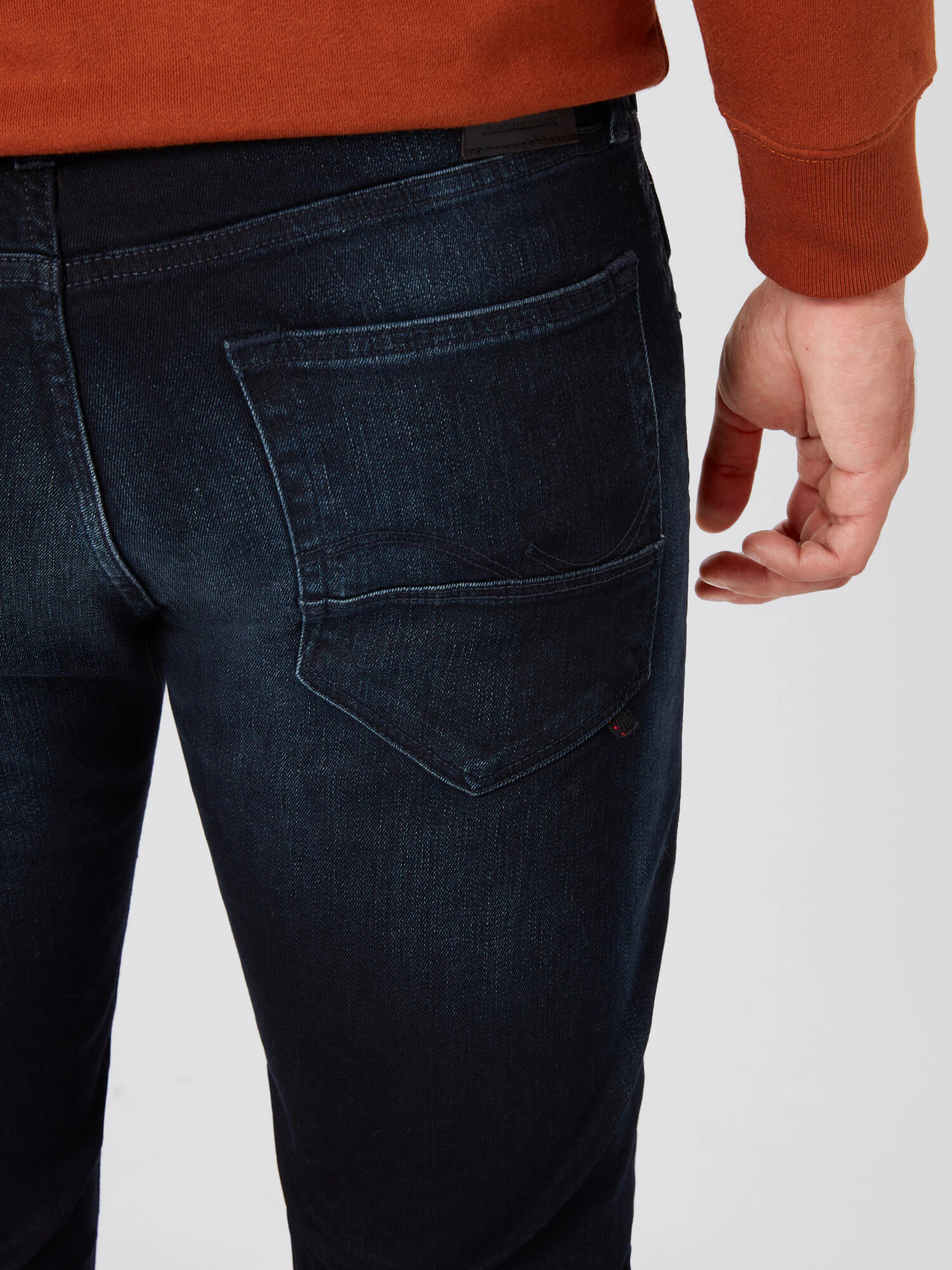 JACK & JONES Jeans 'Glenn' albastru închis - Pled.ro