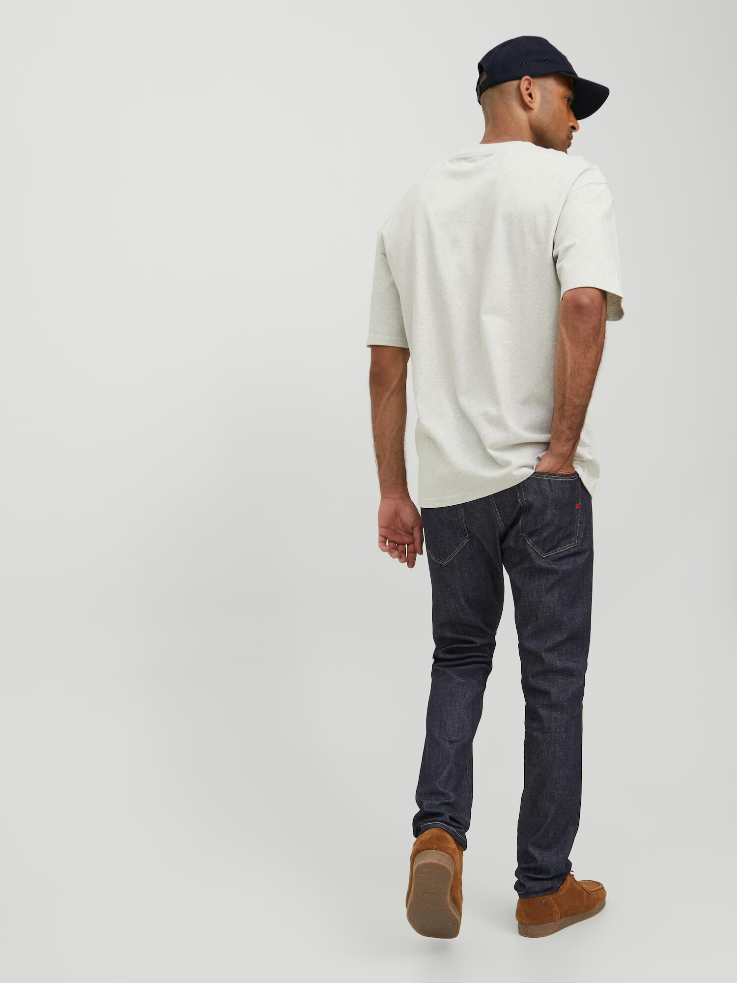 JACK & JONES Jeans 'Glenn' albastru închis - Pled.ro