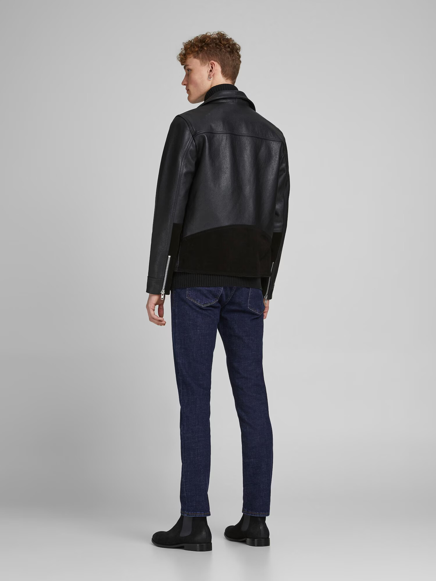 JACK & JONES Jeans 'Glenn Felix' albastru închis - Pled.ro