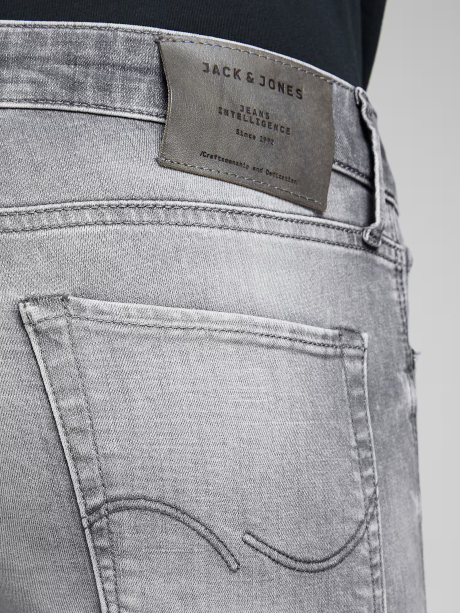 JACK & JONES Jeans 'GLENN' gri denim - Pled.ro