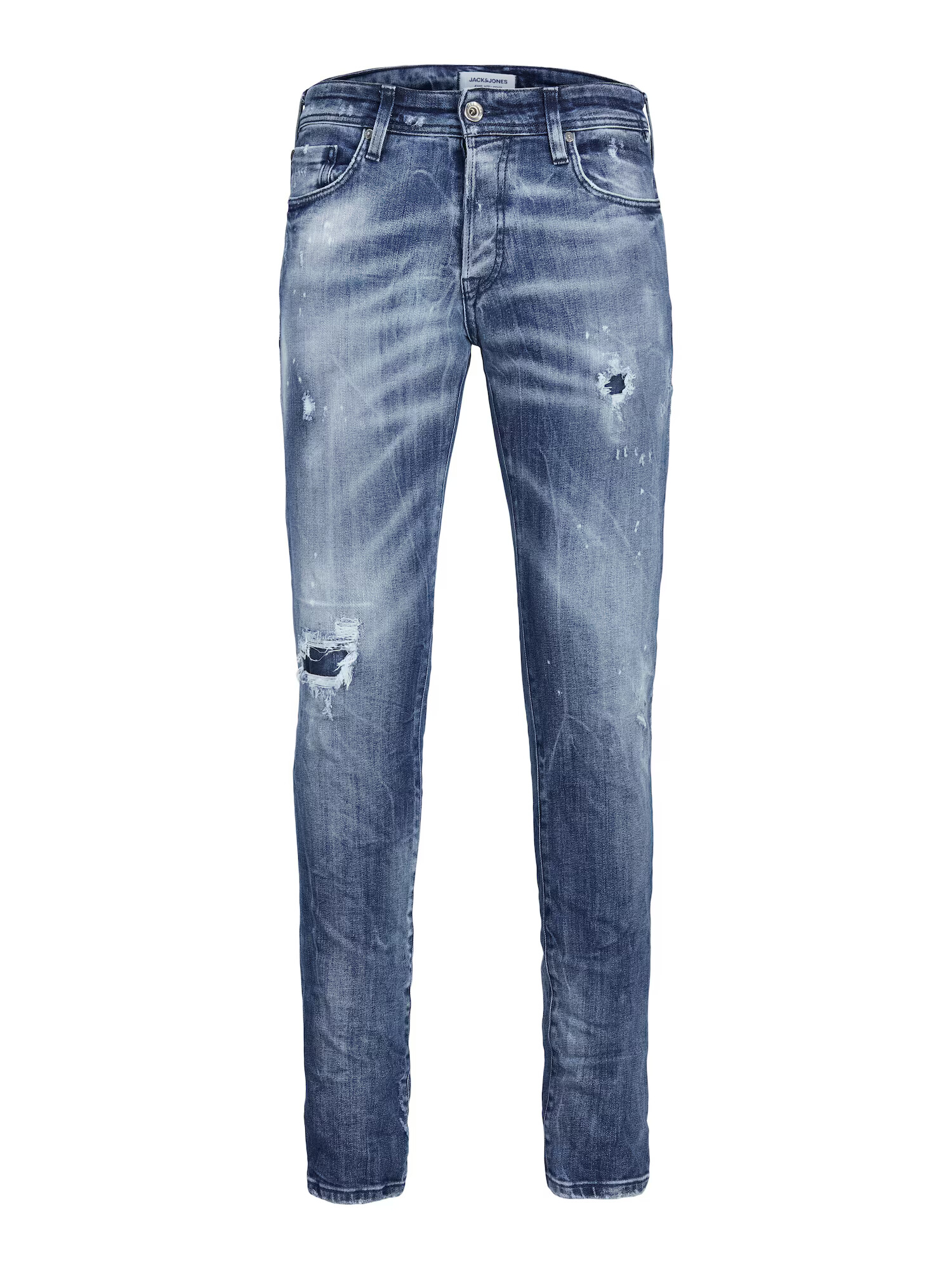 JACK & JONES Jeans 'Glenn Rock' albastru denim - Pled.ro