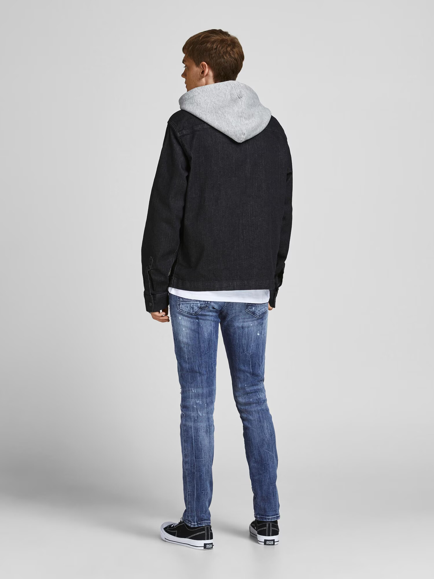 JACK & JONES Jeans 'Glenn Rock' albastru denim - Pled.ro