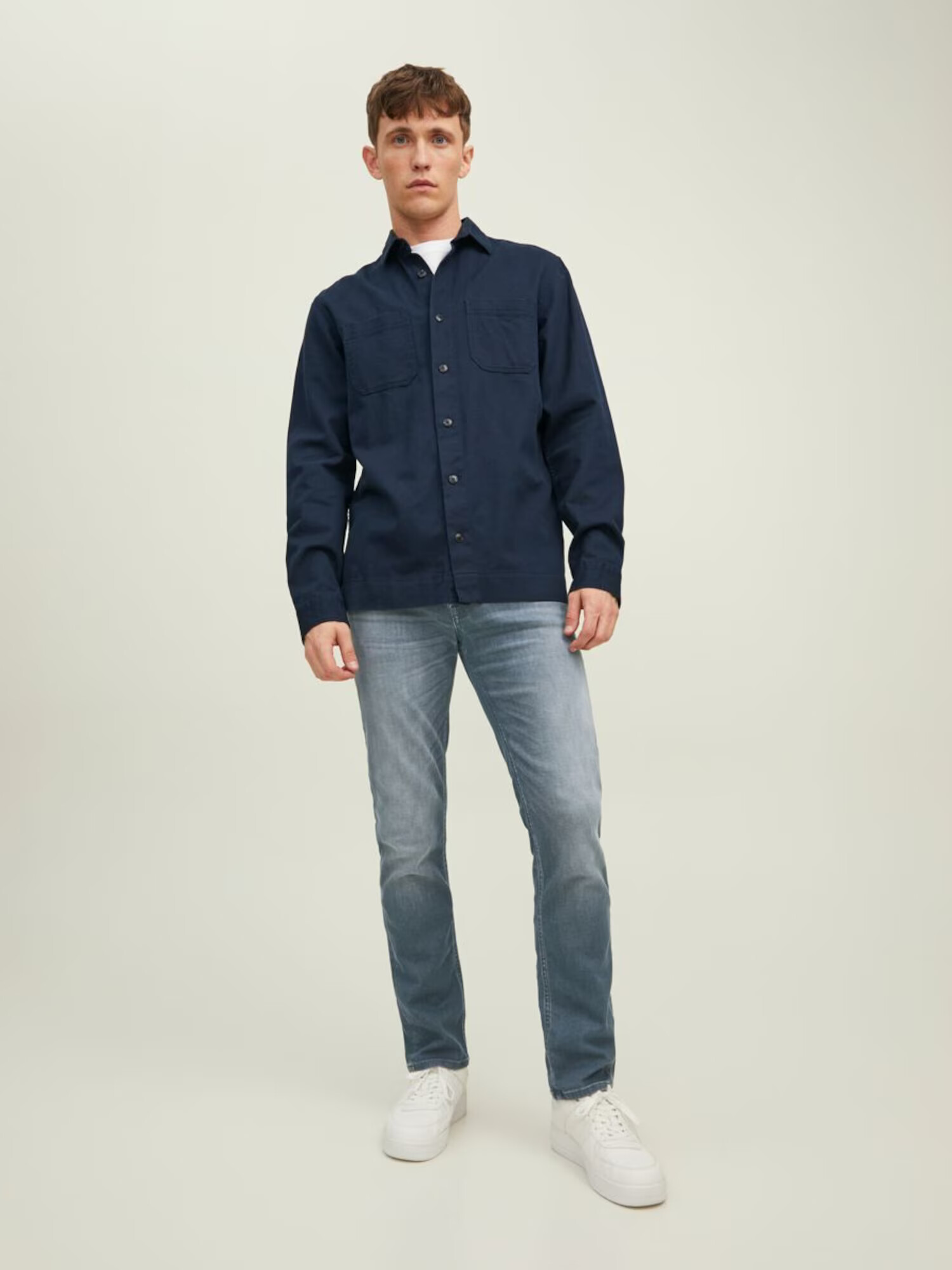 JACK & JONES Jeans albastru - Pled.ro