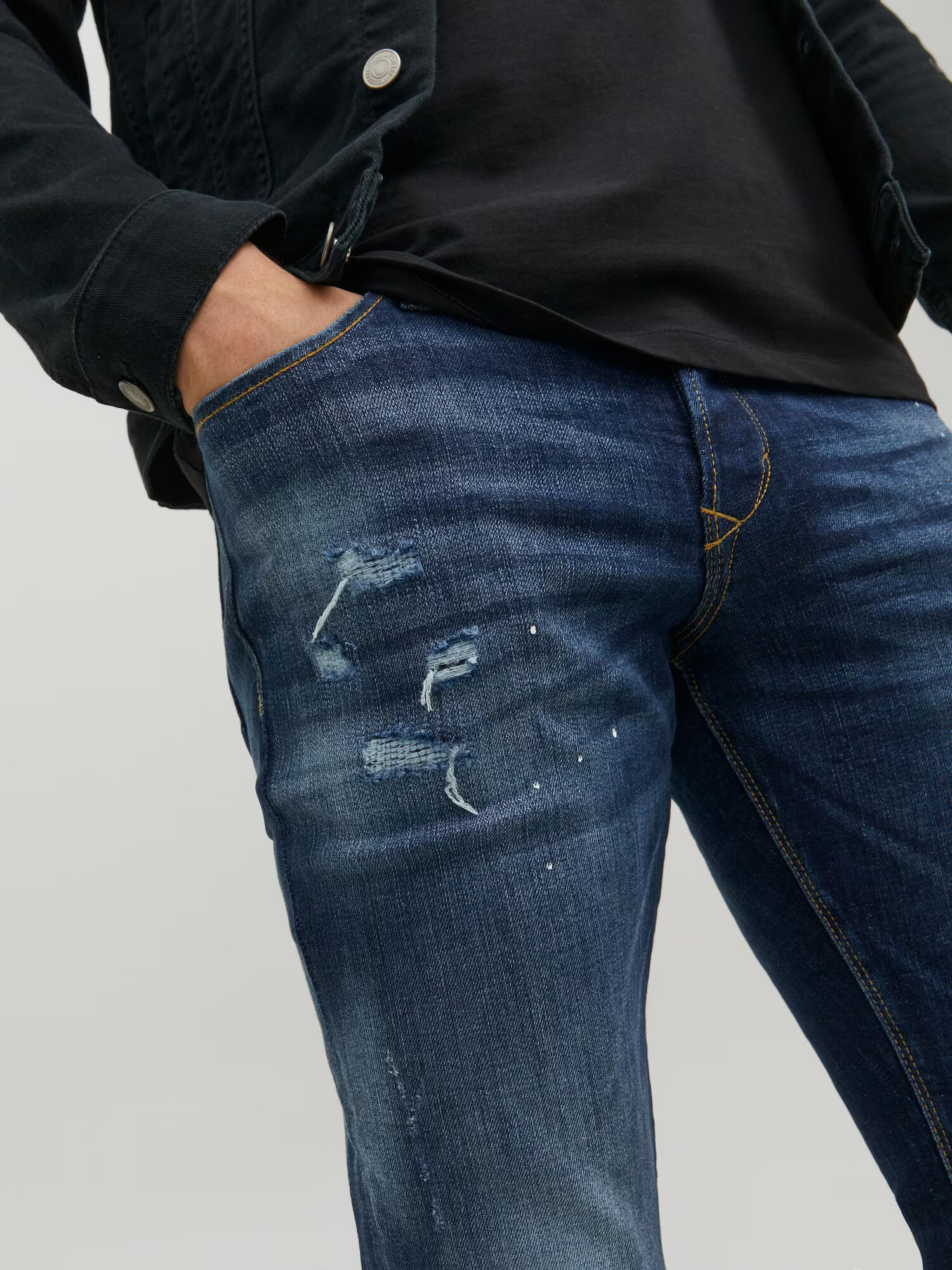 JACK & JONES Jeans 'Iglenn' albastru denim - Pled.ro