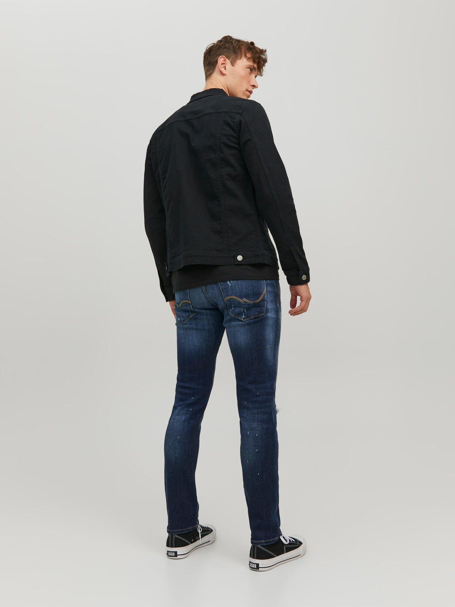 JACK & JONES Jeans 'Iglenn' albastru denim - Pled.ro