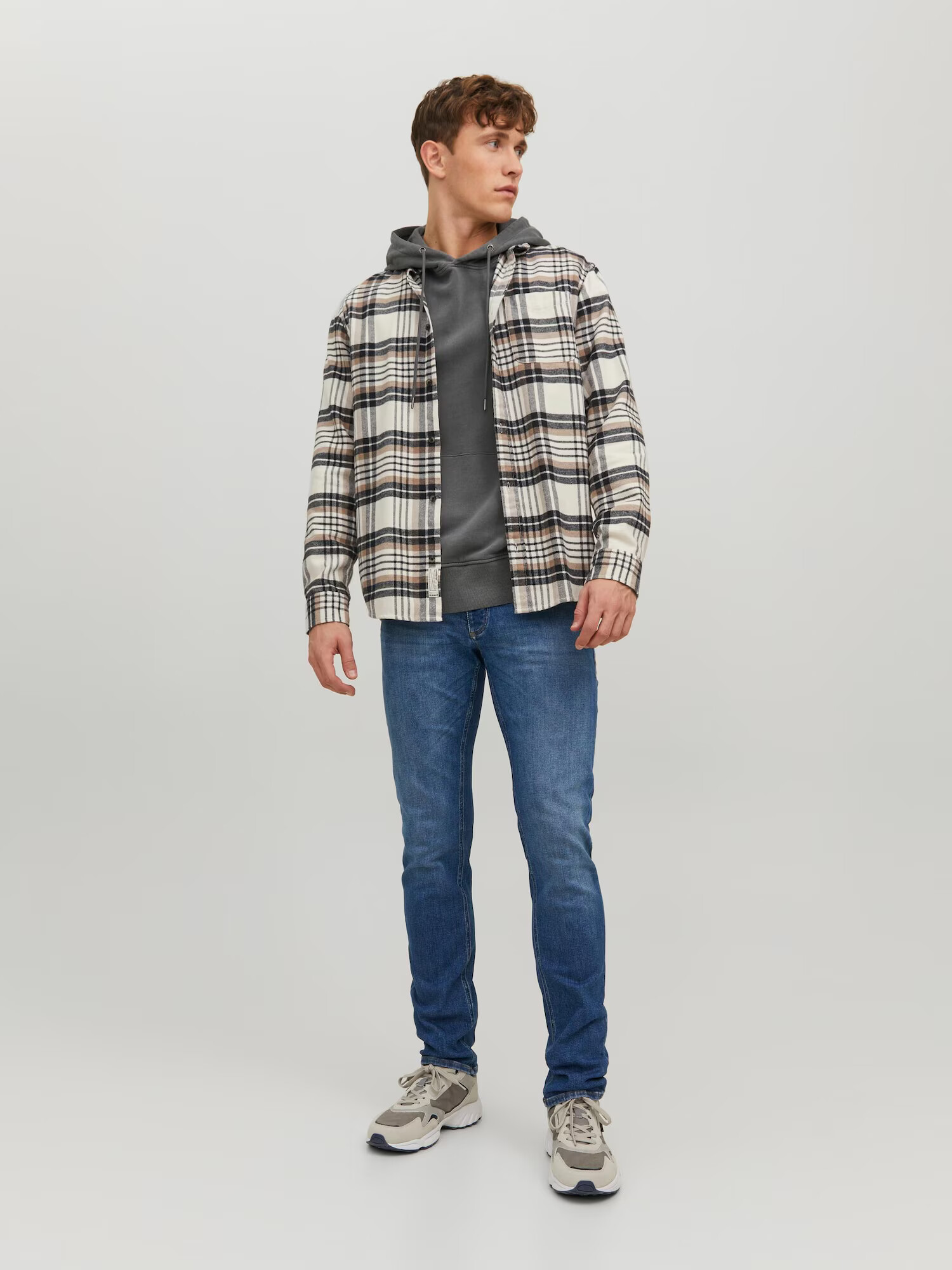 JACK & JONES Jeans 'Liam' albastru denim - Pled.ro