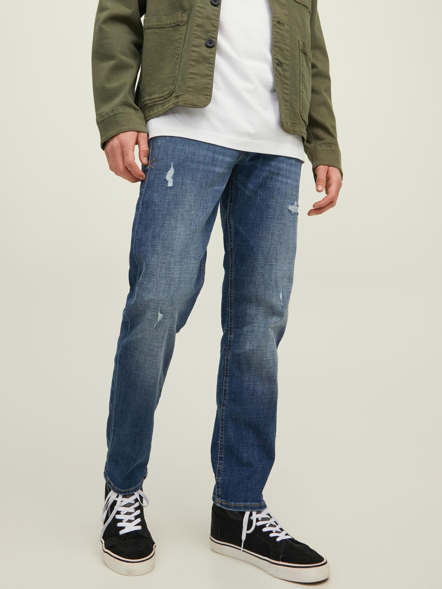 JACK & JONES Jeans 'Mike' albastru denim - Pled.ro