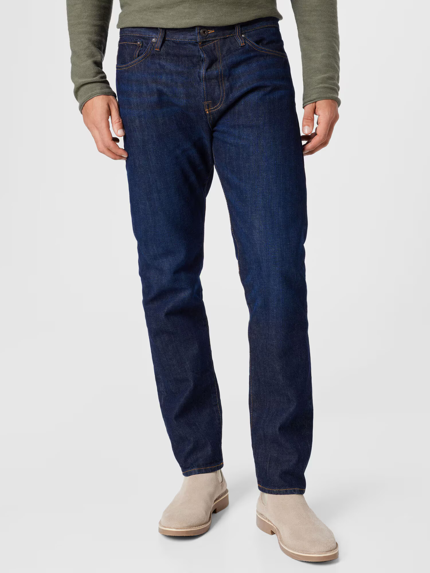 JACK & JONES Jeans 'Mike' albastru denim - Pled.ro