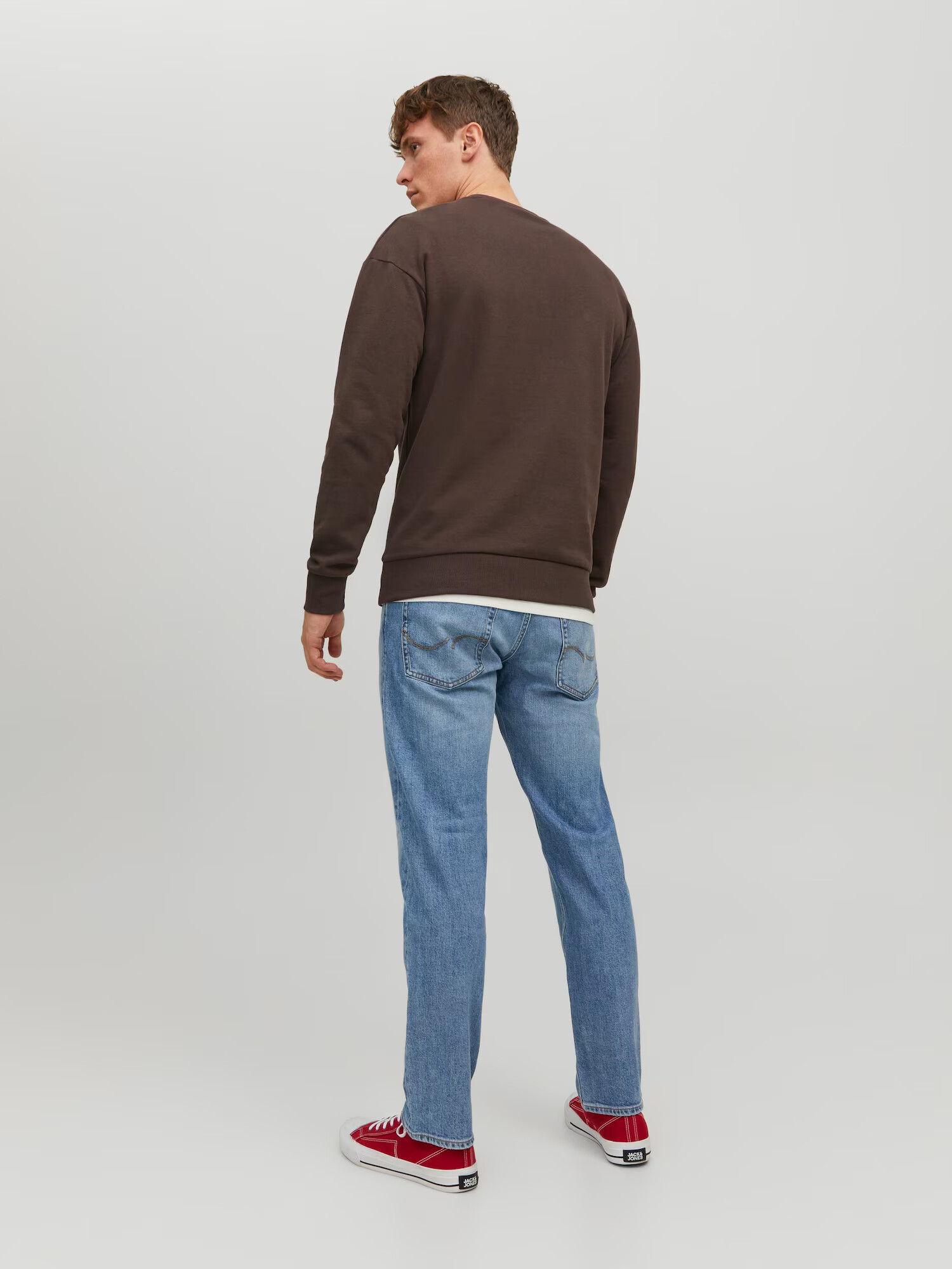 JACK & JONES Jeans 'MIKE' albastru deschis - Pled.ro