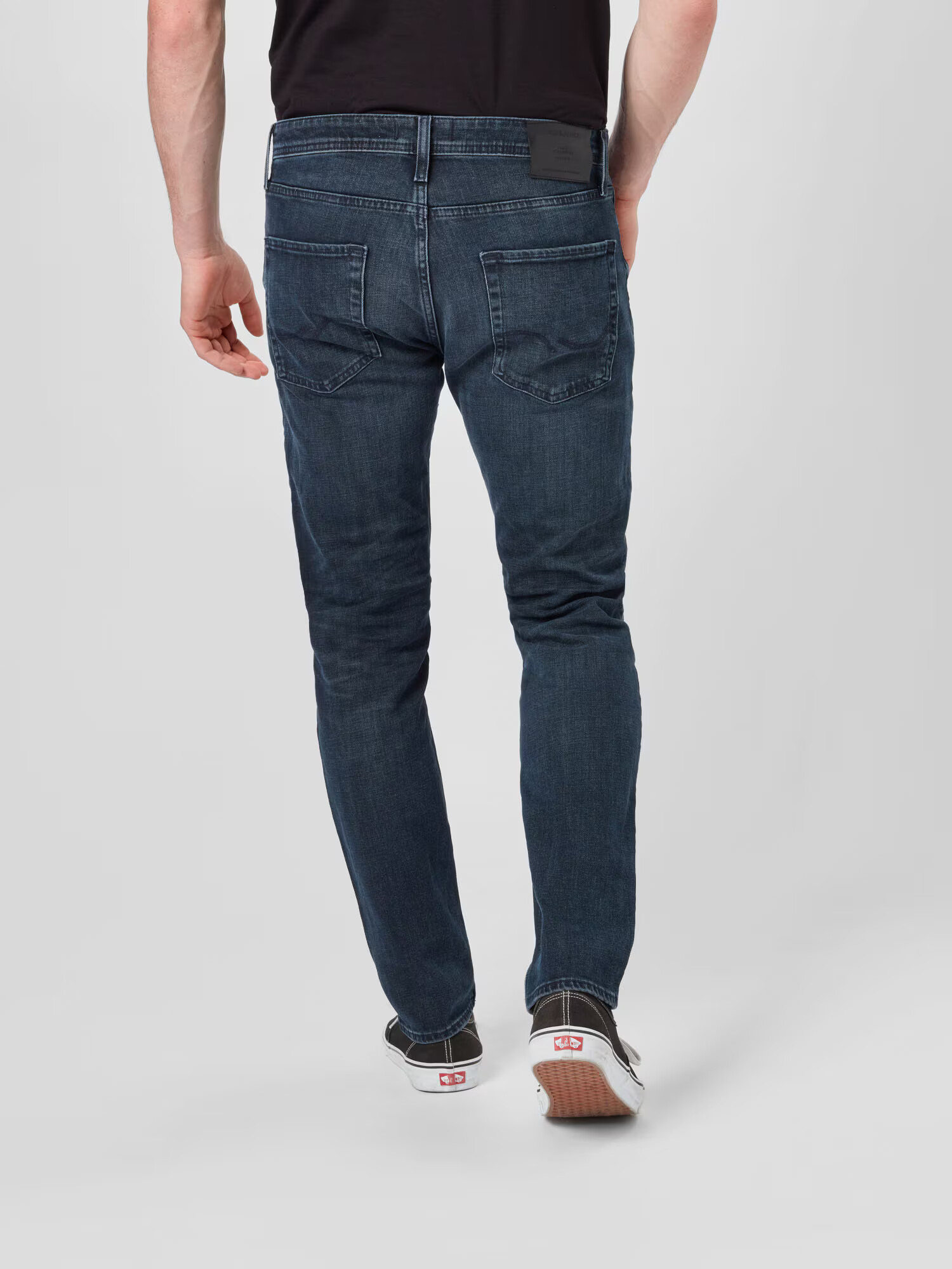 JACK & JONES Jeans 'Mike' albastru închis - Pled.ro