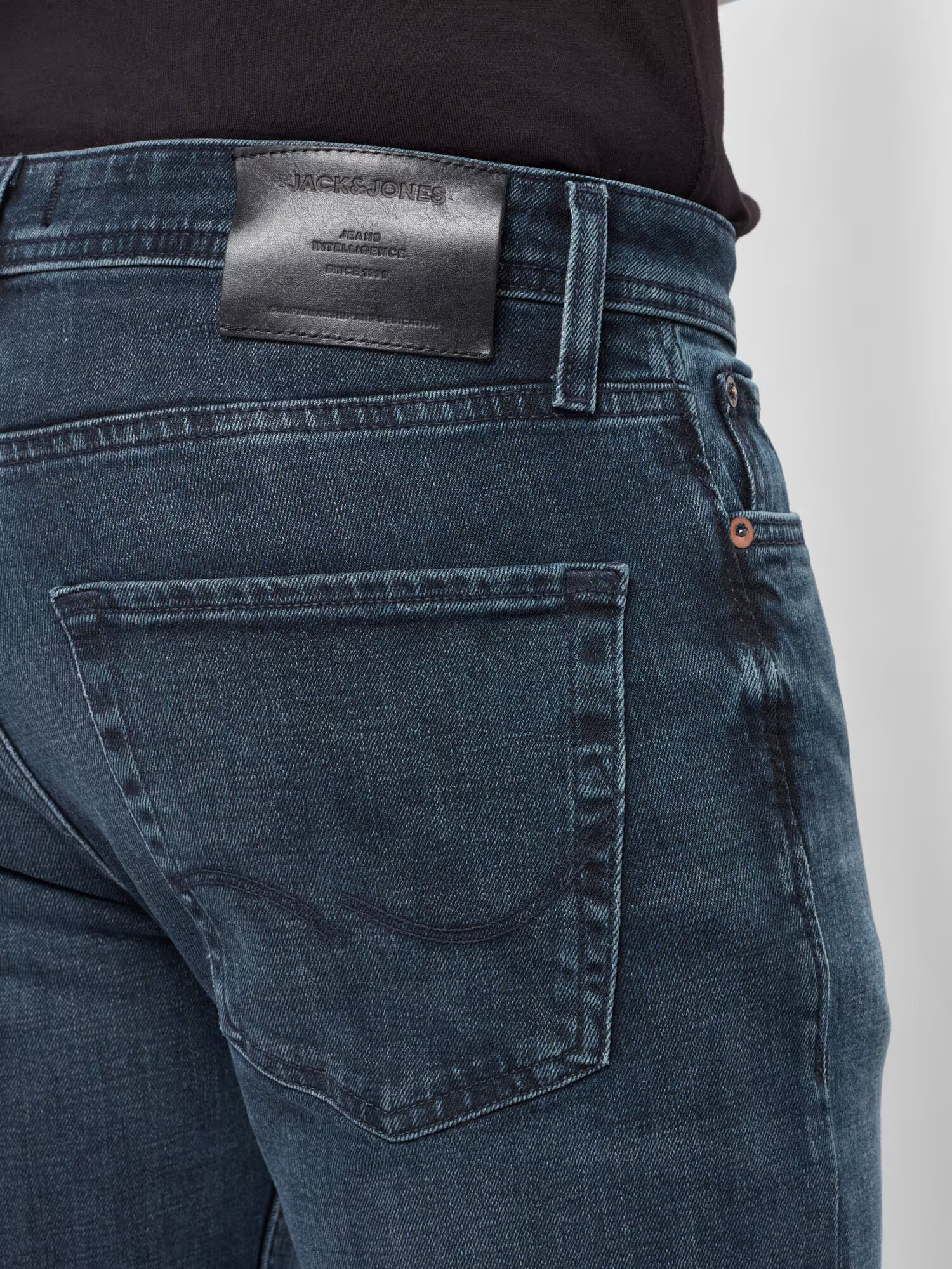 JACK & JONES Jeans 'Mike' albastru închis - Pled.ro