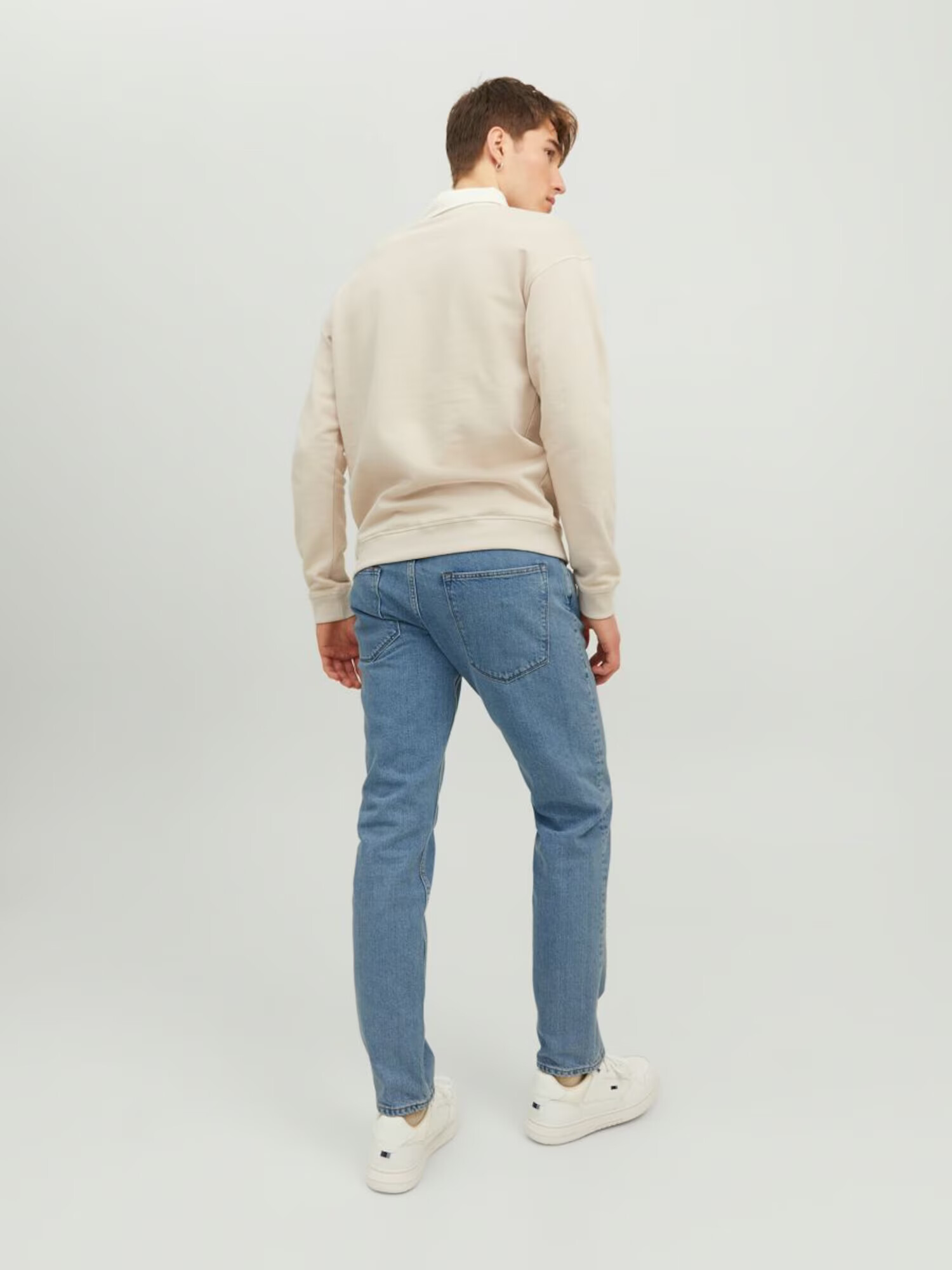 JACK & JONES Jeans 'Mike Evan' albastru denim - Pled.ro