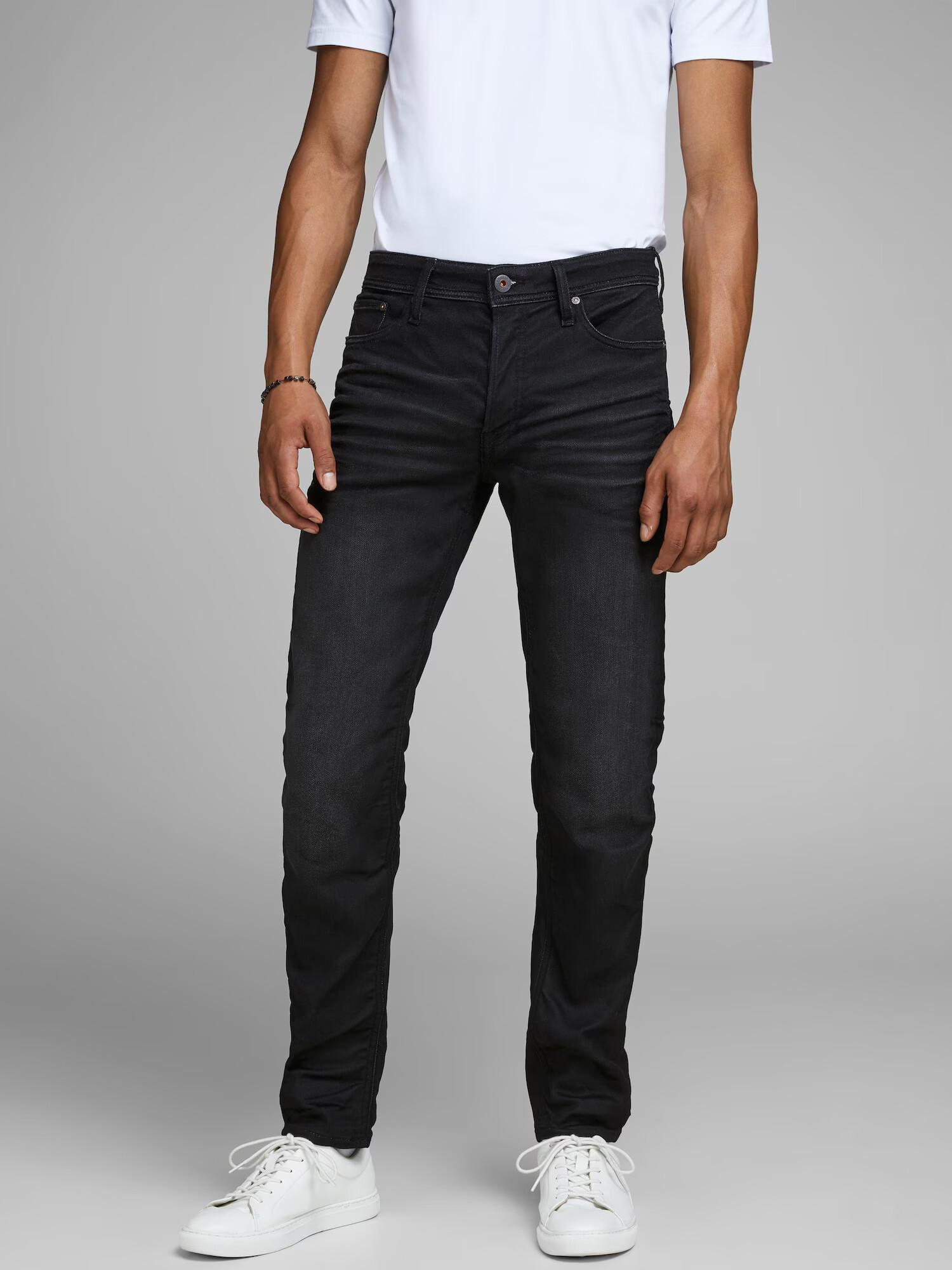 JACK & JONES Jeans 'Mike' negru - Pled.ro