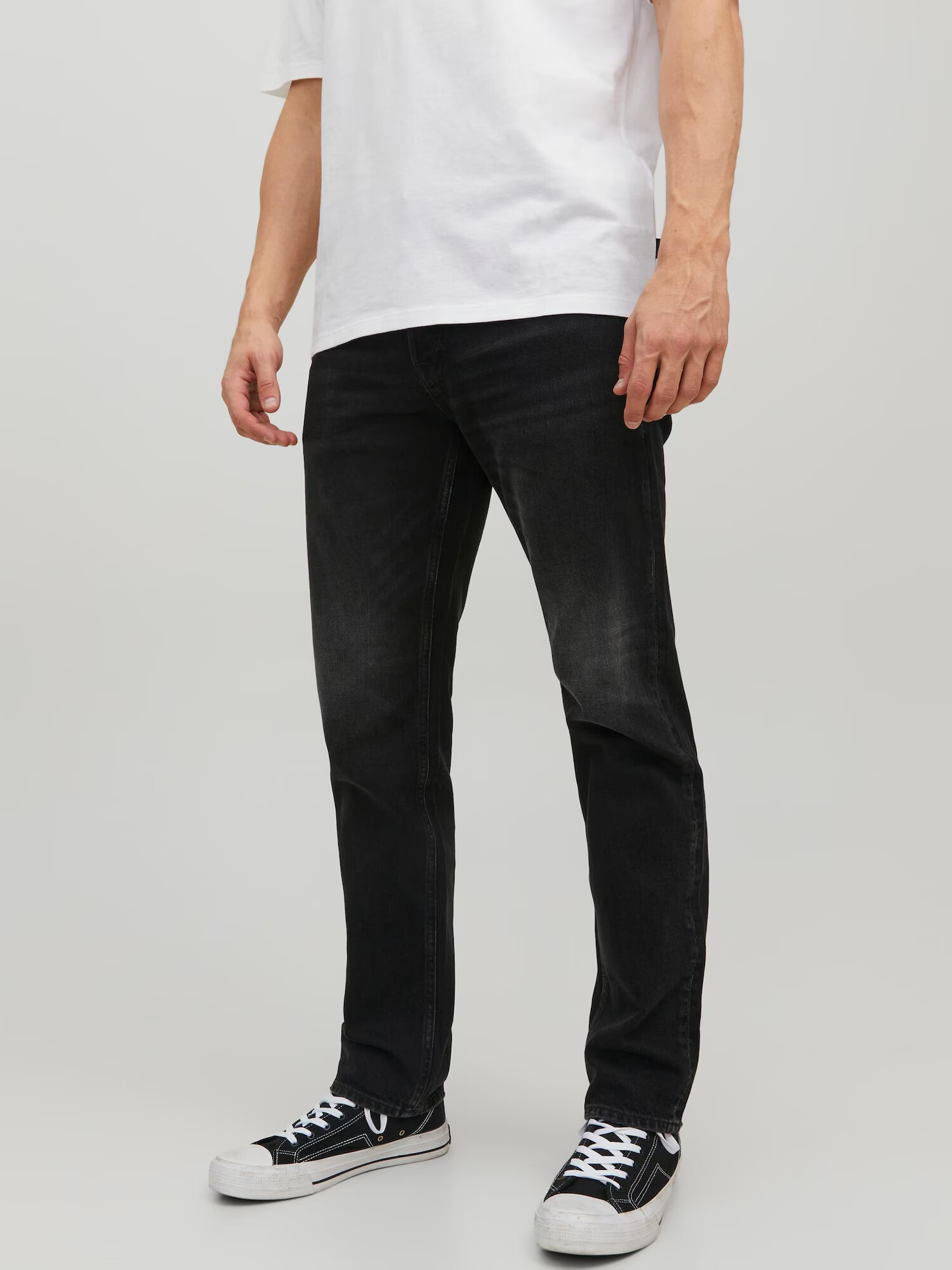 JACK & JONES Jeans 'MIKE' negru denim - Pled.ro