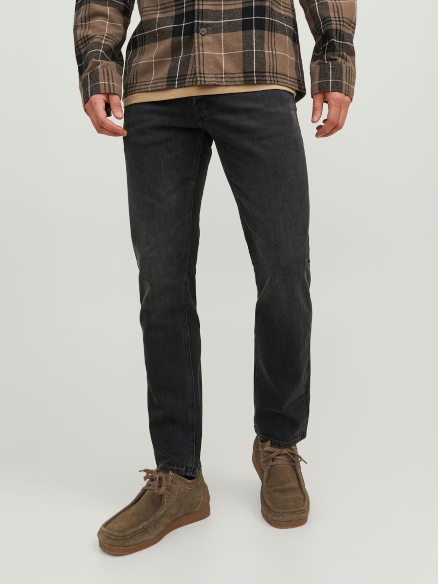 JACK & JONES Jeans 'Mike' negru denim - Pled.ro