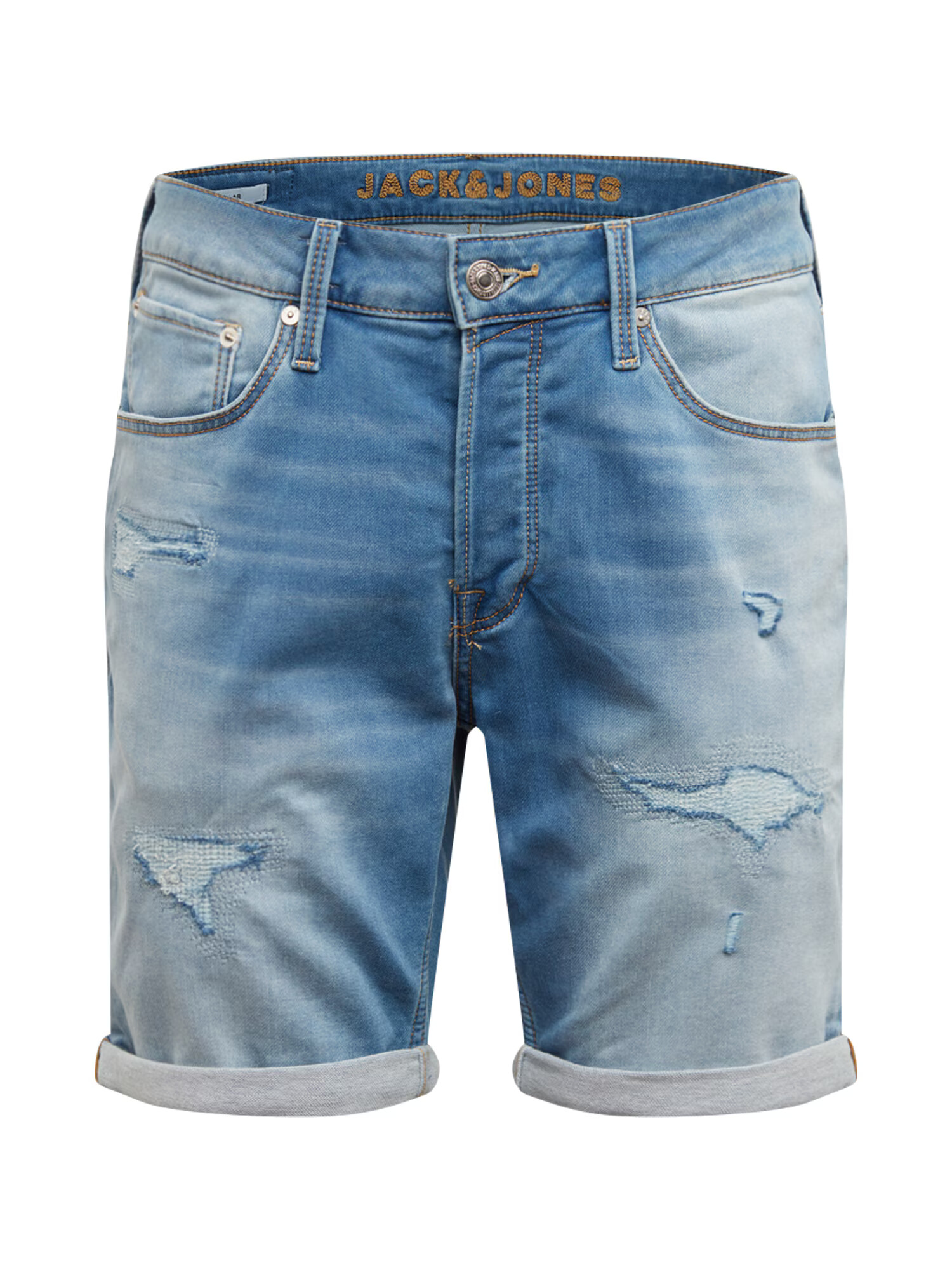 JACK & JONES Jeans 'Rick' albastru denim - Pled.ro