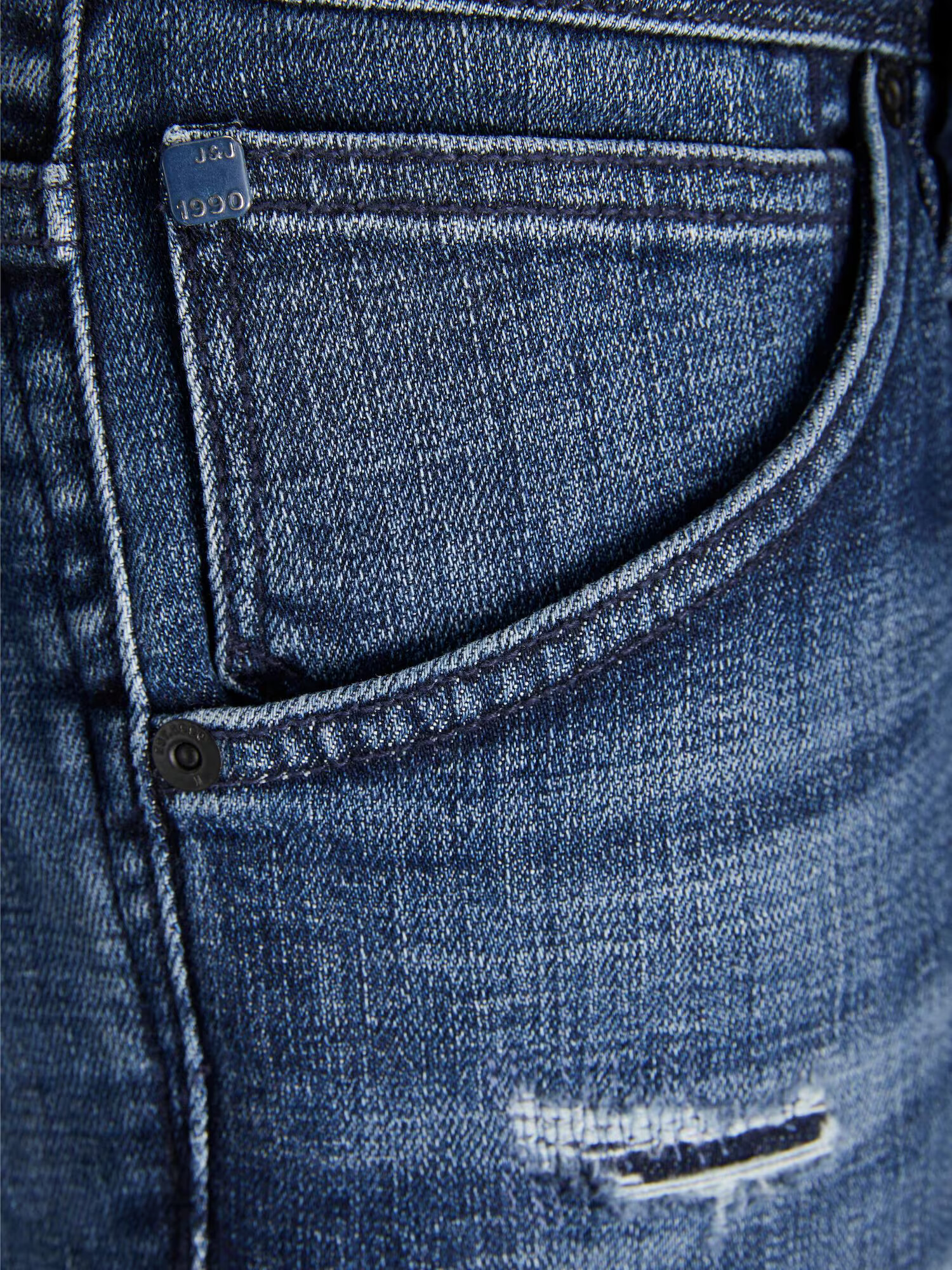 JACK & JONES Jeans 'RICK' albastru denim - Pled.ro