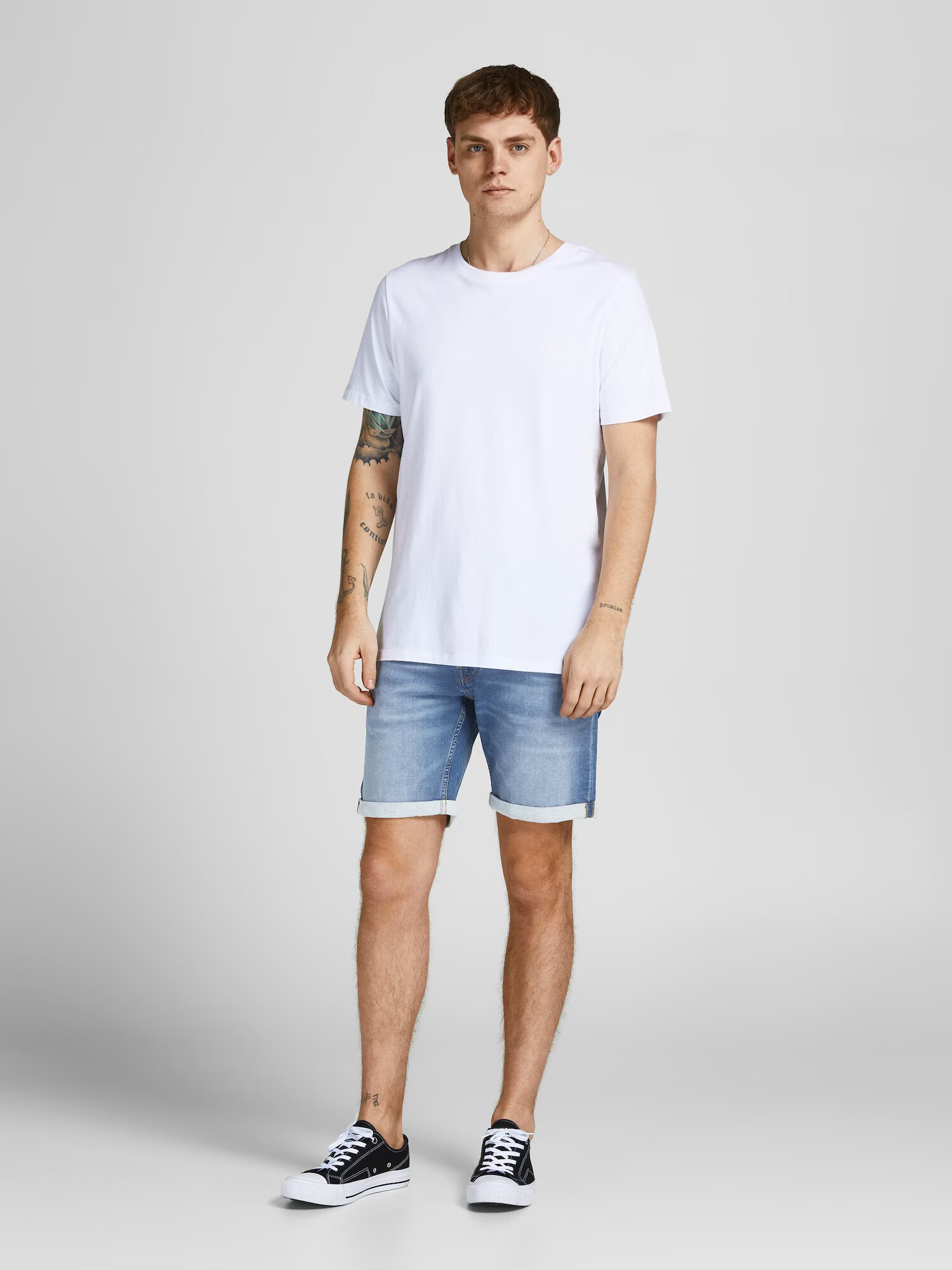 JACK & JONES Jeans 'Rick' albastru denim - Pled.ro