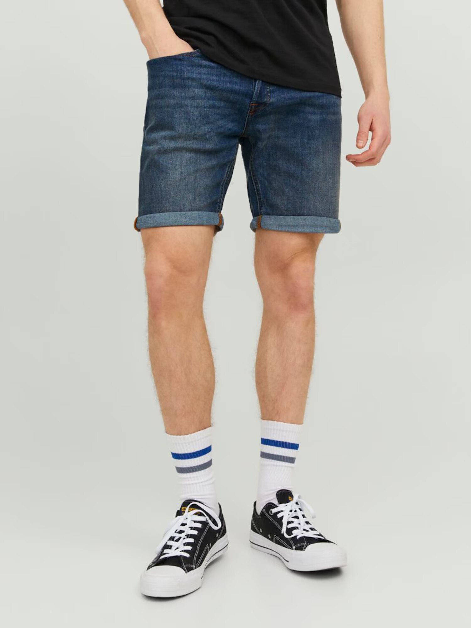 JACK & JONES Jeans 'Rick' albastru denim - Pled.ro