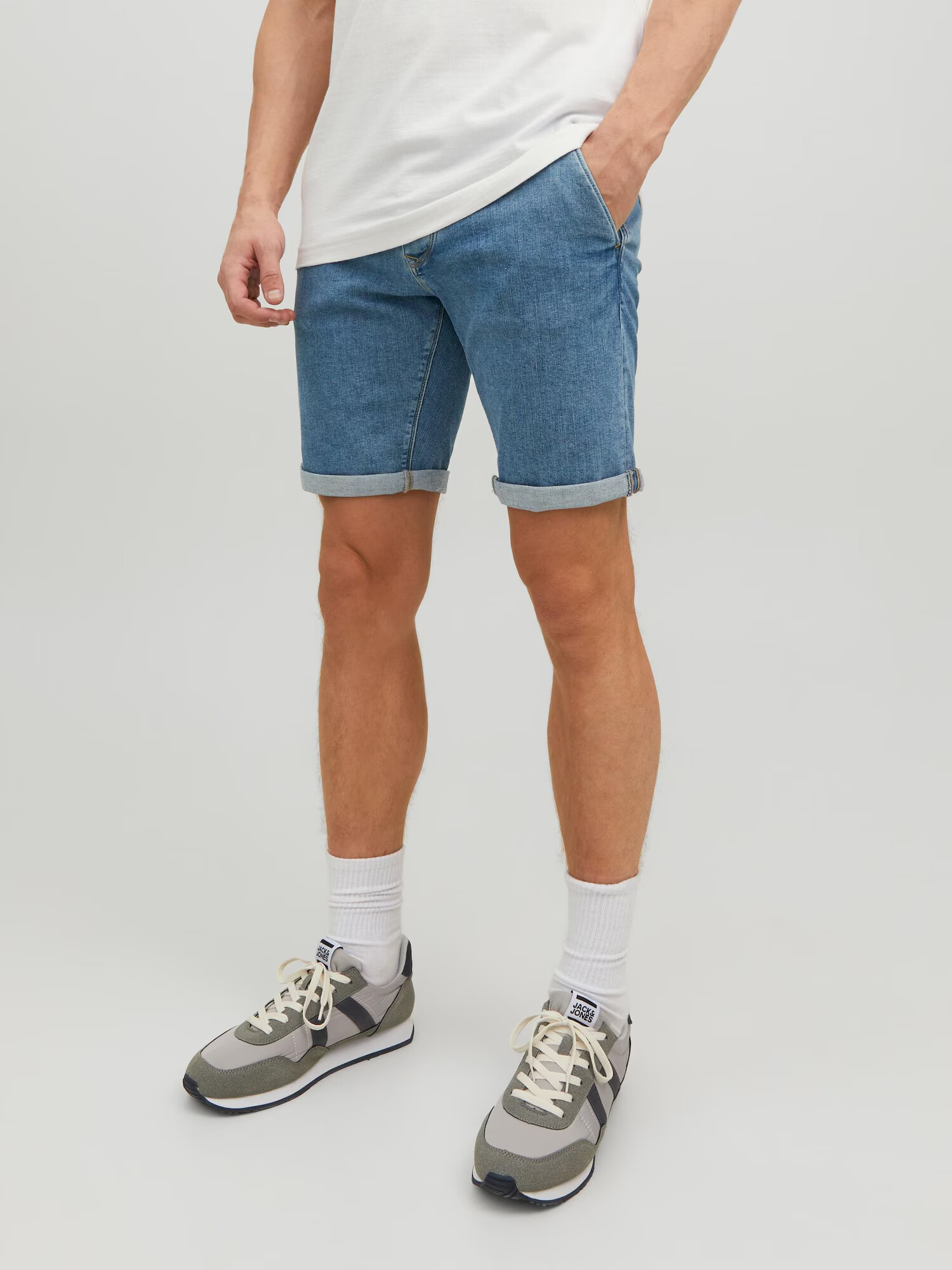 JACK & JONES Jeans 'Rick' albastru denim - Pled.ro