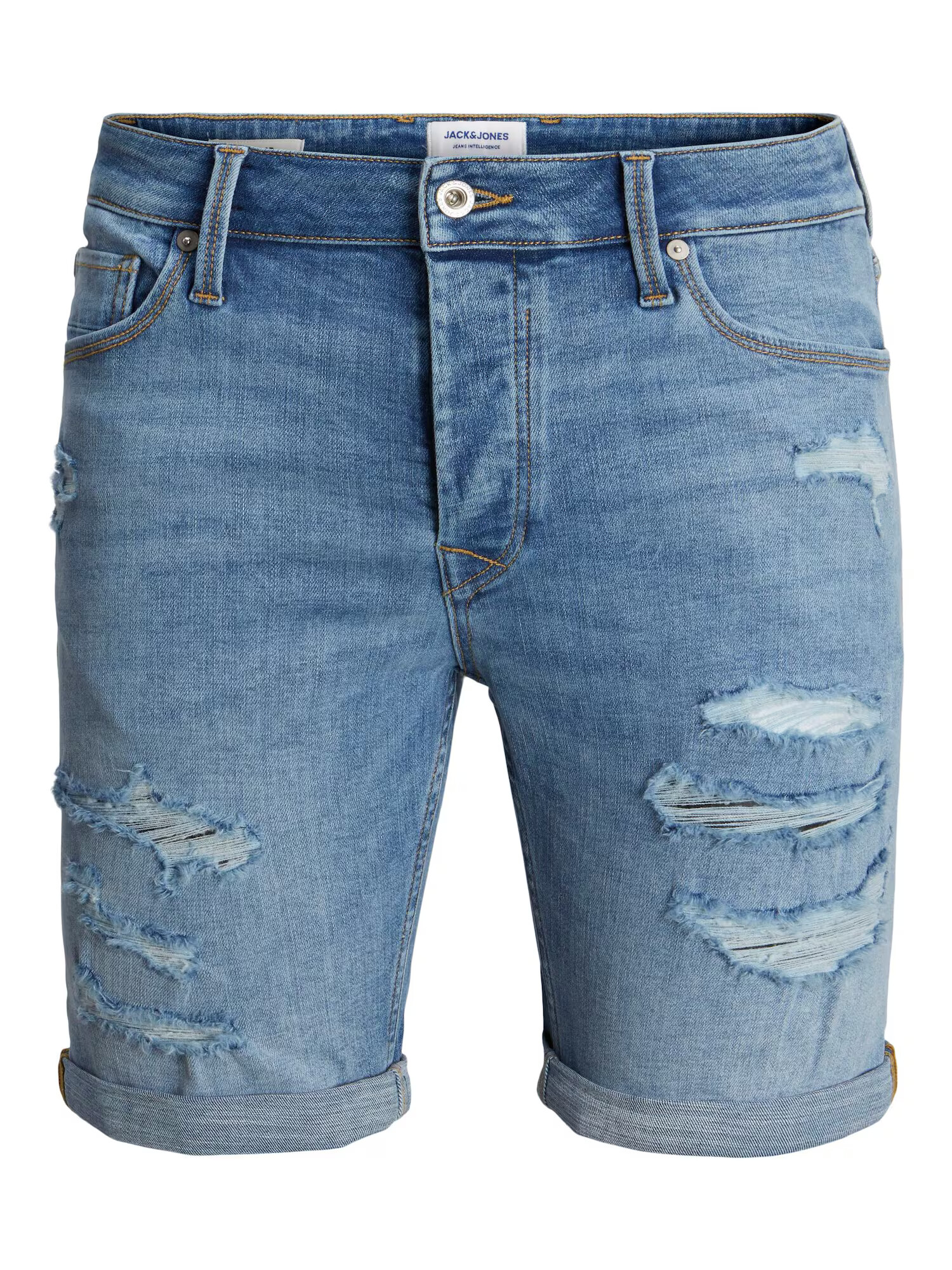 JACK & JONES Jeans 'Rick' albastru denim - Pled.ro