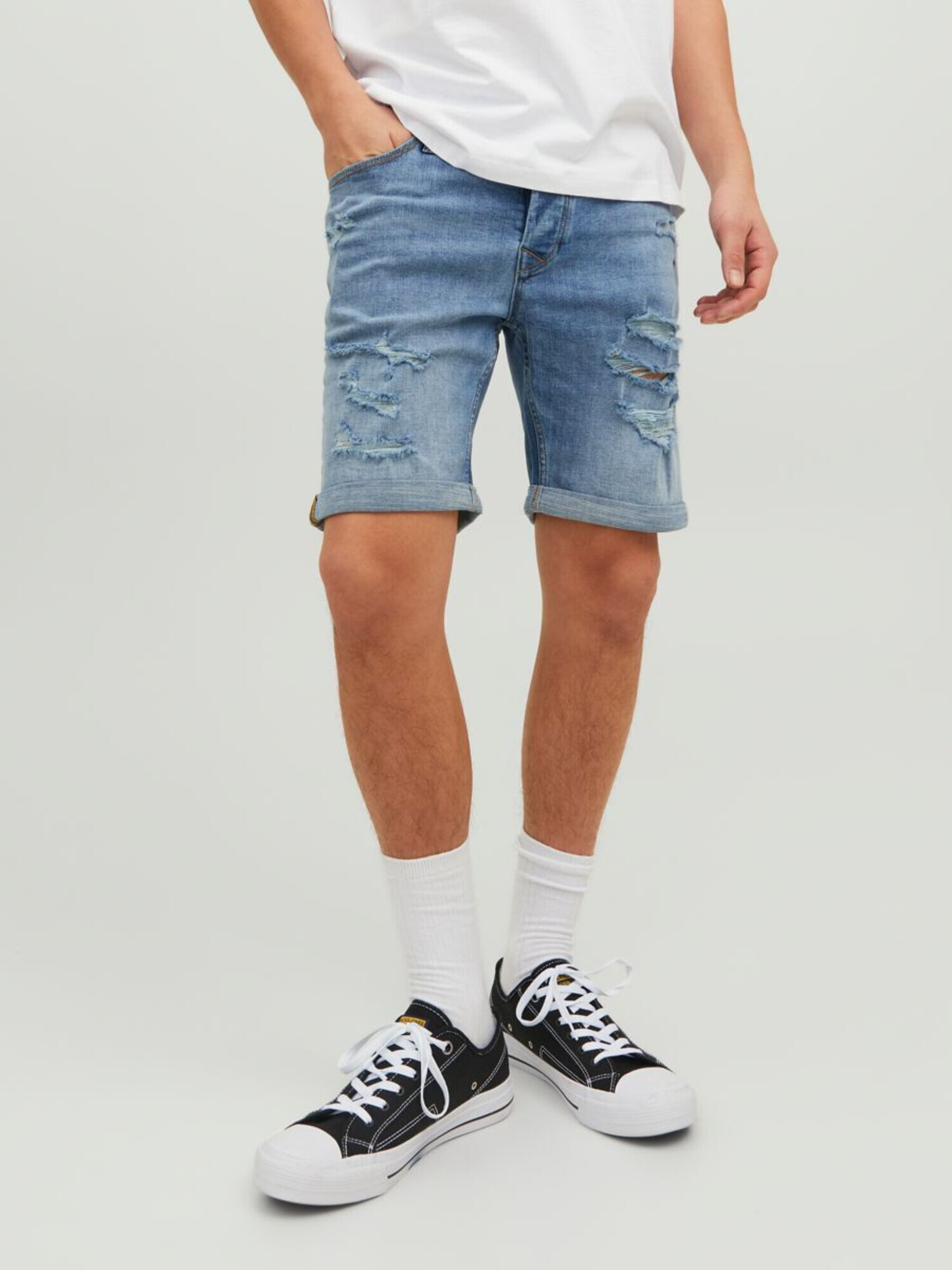 JACK & JONES Jeans 'Rick' albastru denim - Pled.ro