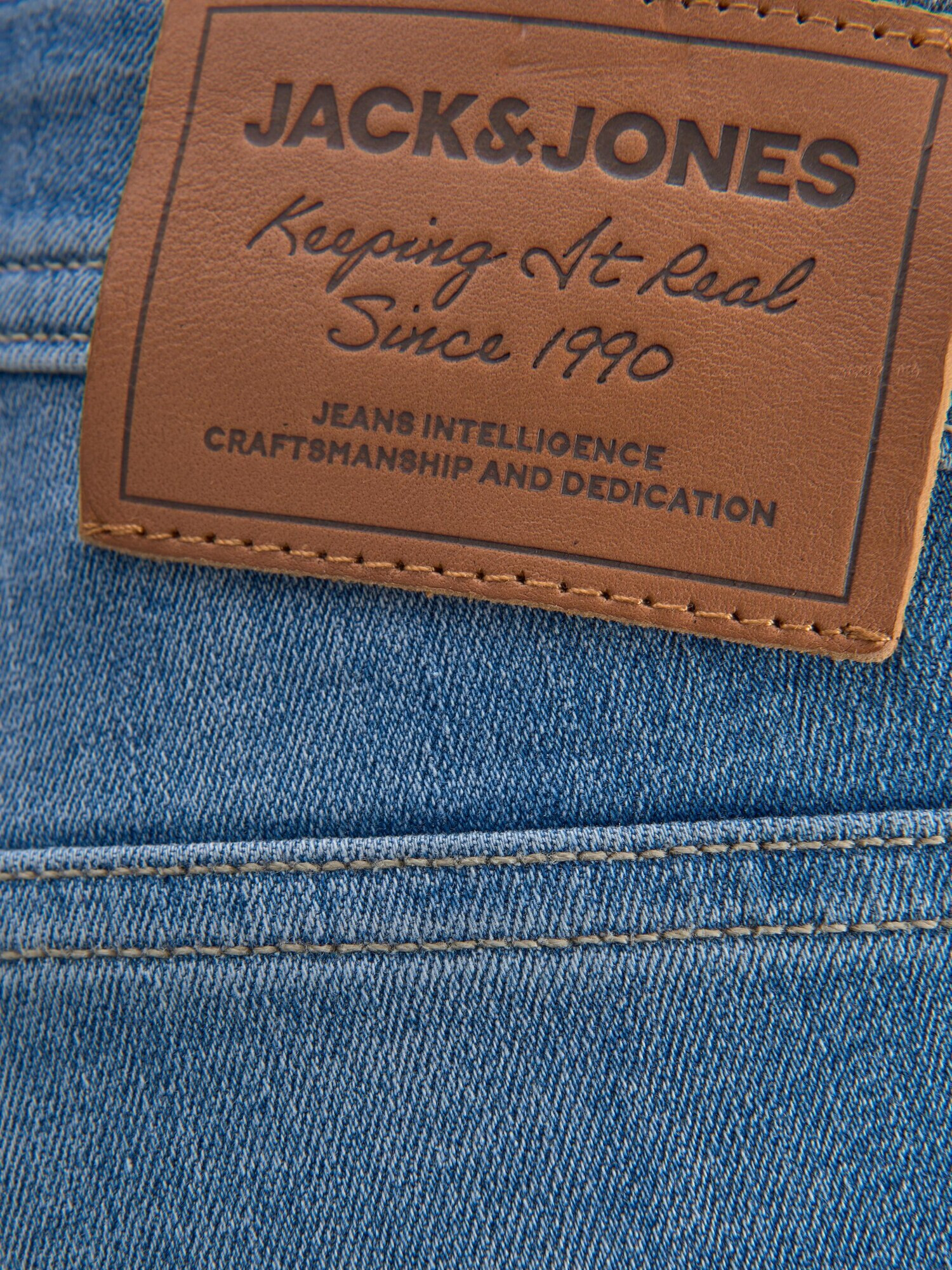 JACK & JONES Jeans 'RICK' albastru denim - Pled.ro