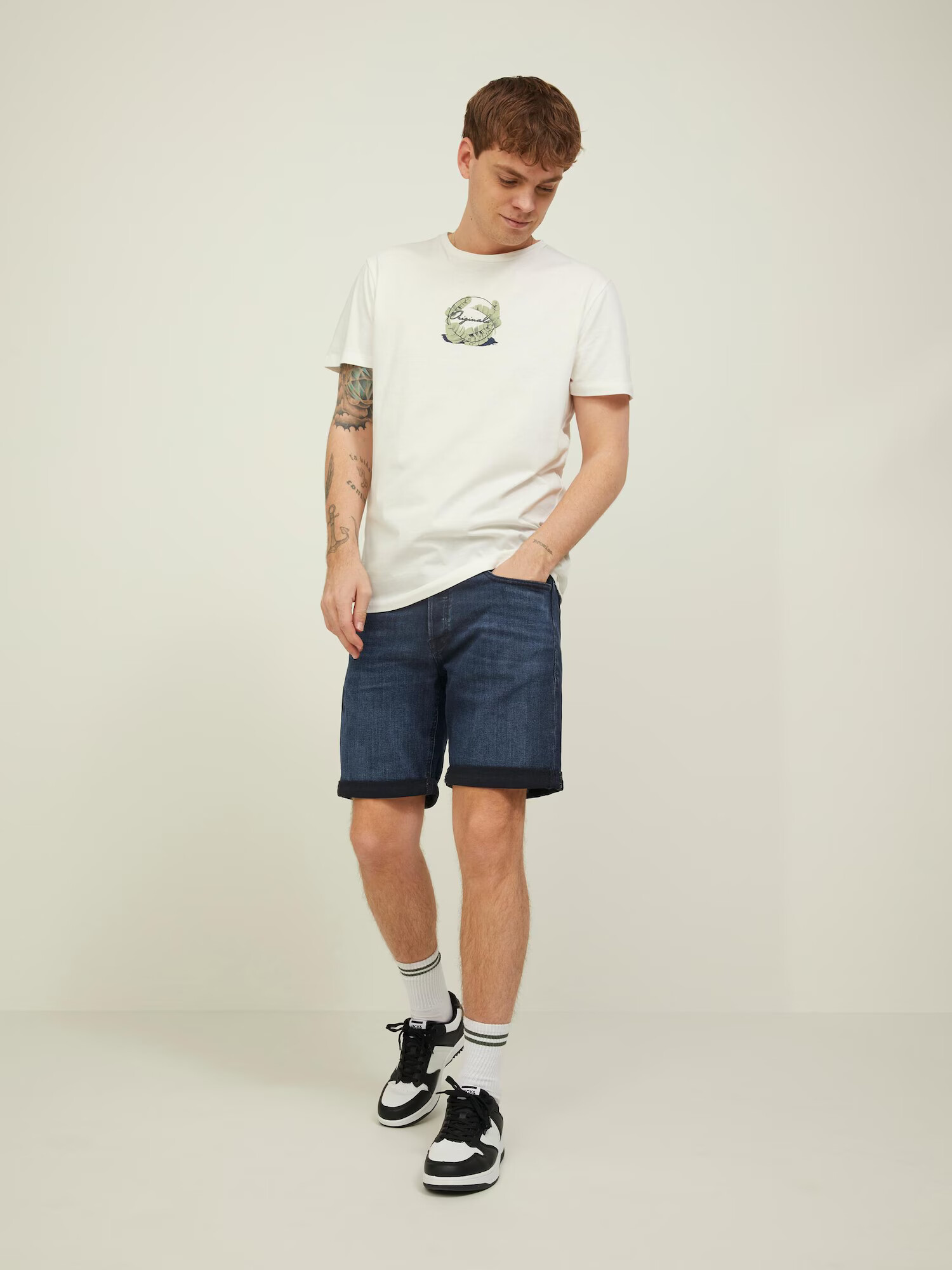 JACK & JONES Jeans 'Rick' albastru închis - Pled.ro