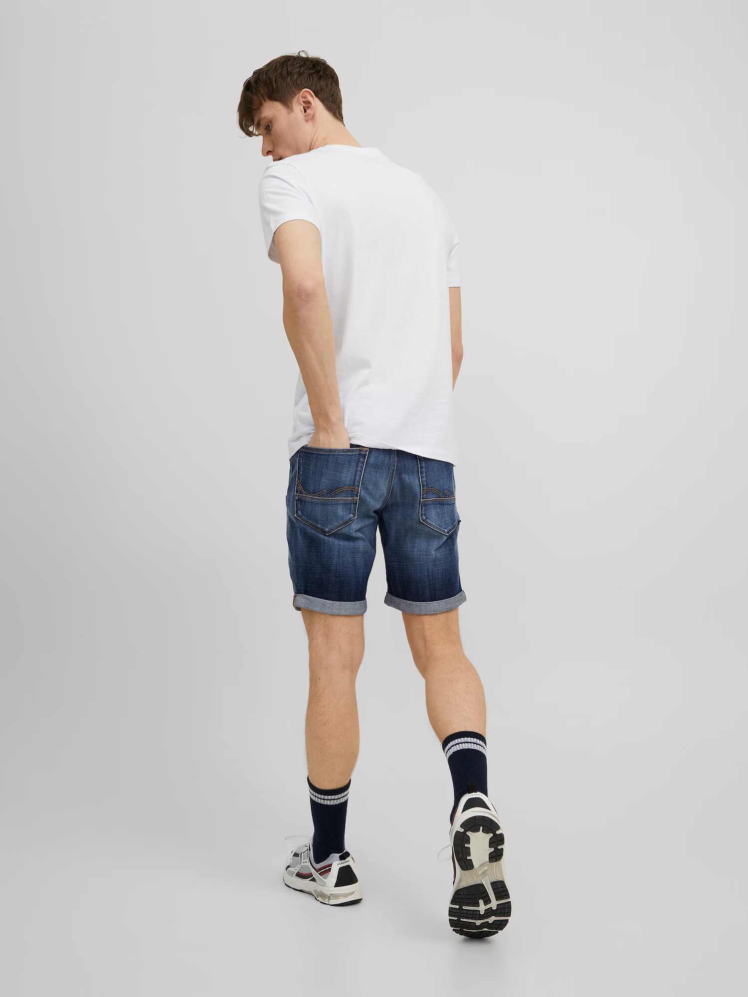 JACK & JONES Jeans 'Rick Fox' albastru denim - Pled.ro