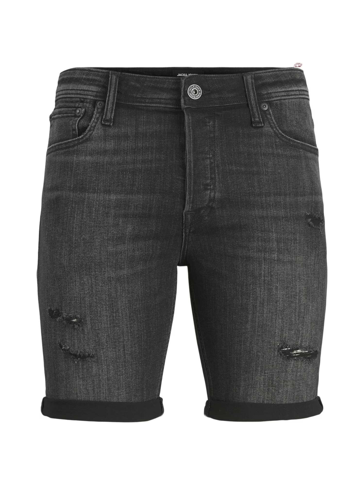 JACK & JONES Jeans 'RICK' negru denim - Pled.ro