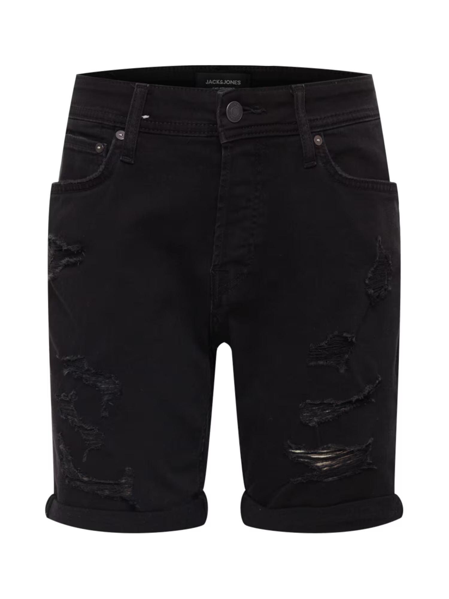 JACK & JONES Jeans 'RICK' negru denim - Pled.ro