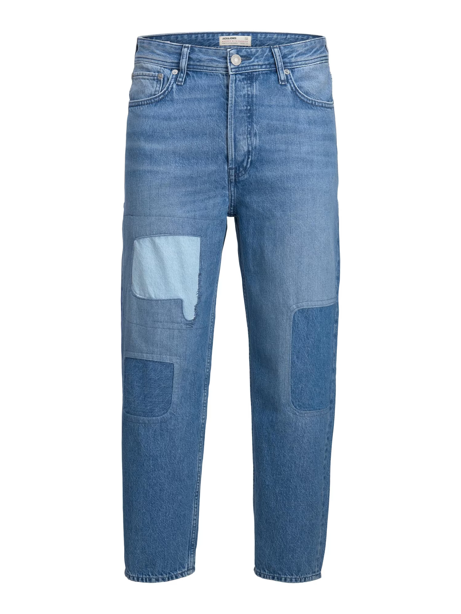 JACK & JONES Jeans 'ROB' albastru denim / albastru deschis - Pled.ro