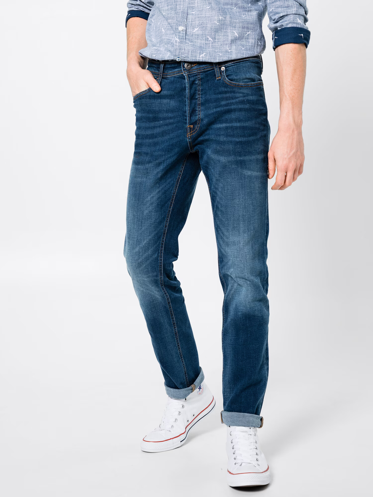 JACK & JONES Jeans 'Tim Original 782' albastru denim - Pled.ro