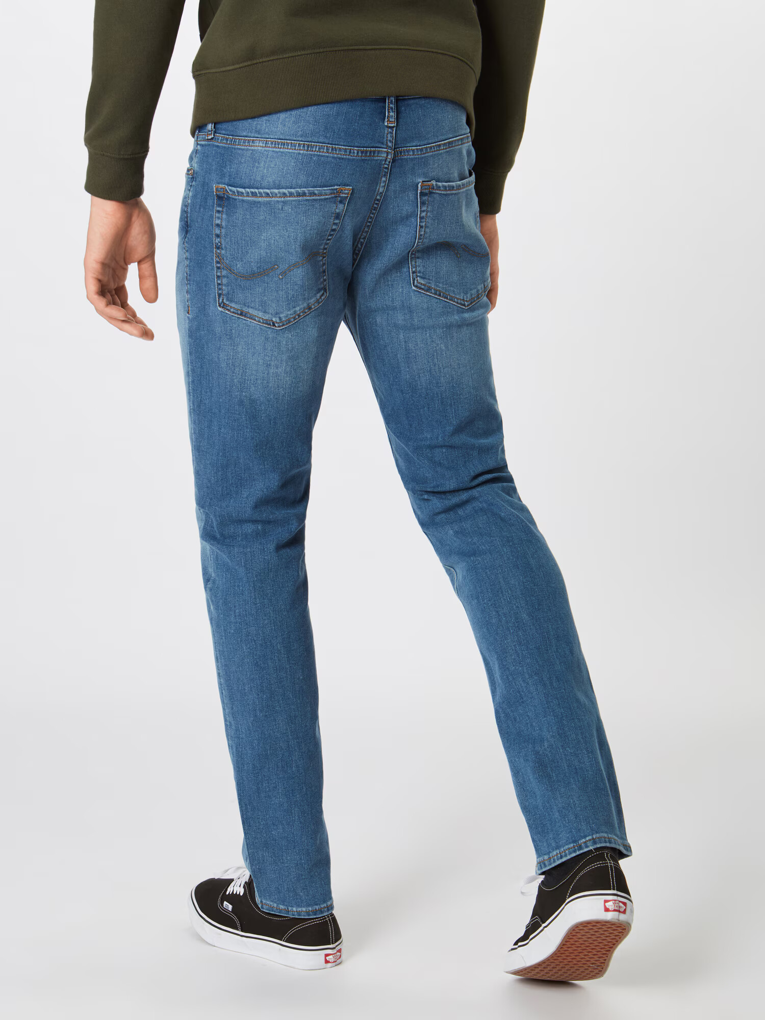 JACK & JONES Jeans 'TIM' albastru denim - Pled.ro