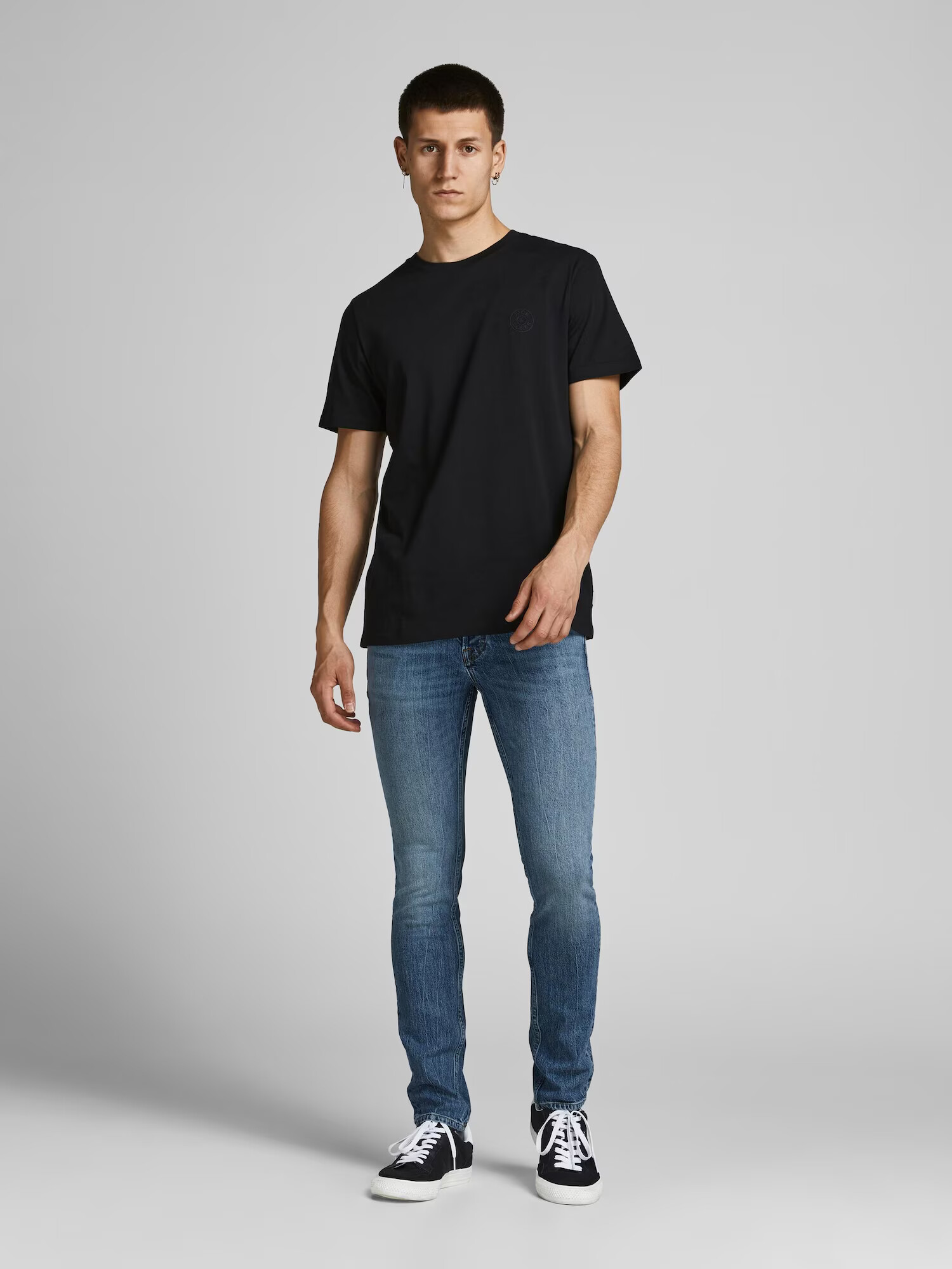 JACK & JONES Jeans 'Tim' albastru denim - Pled.ro