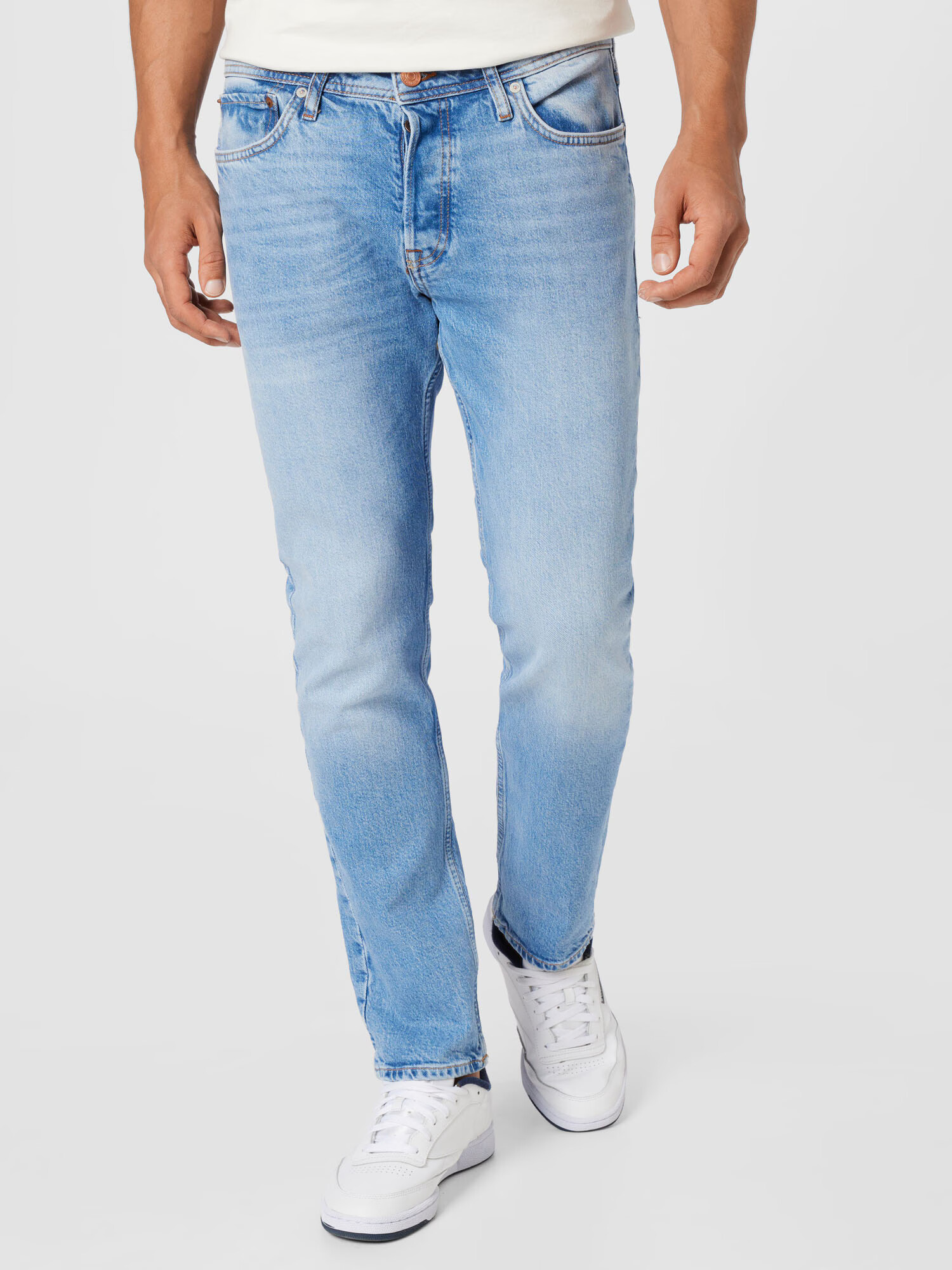 JACK & JONES Jeans 'Tim' albastru denim - Pled.ro