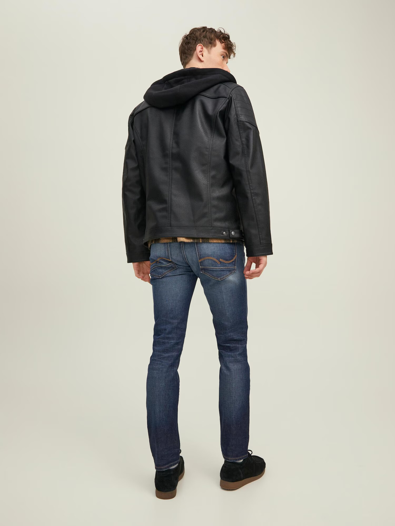 JACK & JONES Jeans 'Tim Davis' albastru denim - Pled.ro