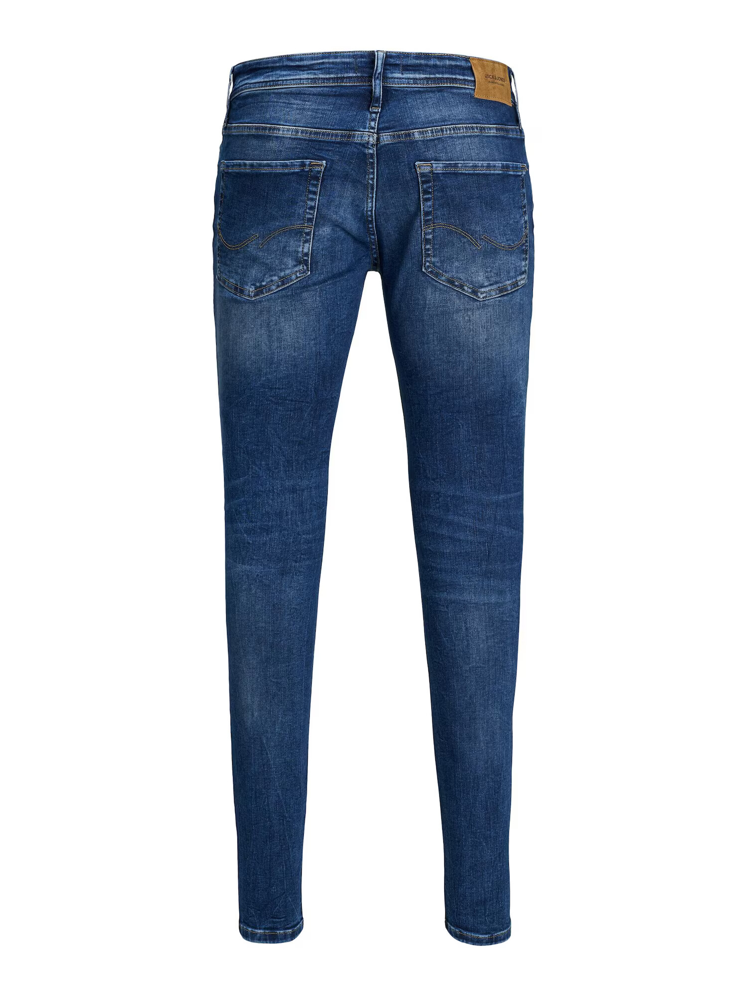 JACK & JONES Jeans 'Tom' albastru denim / maro - Pled.ro