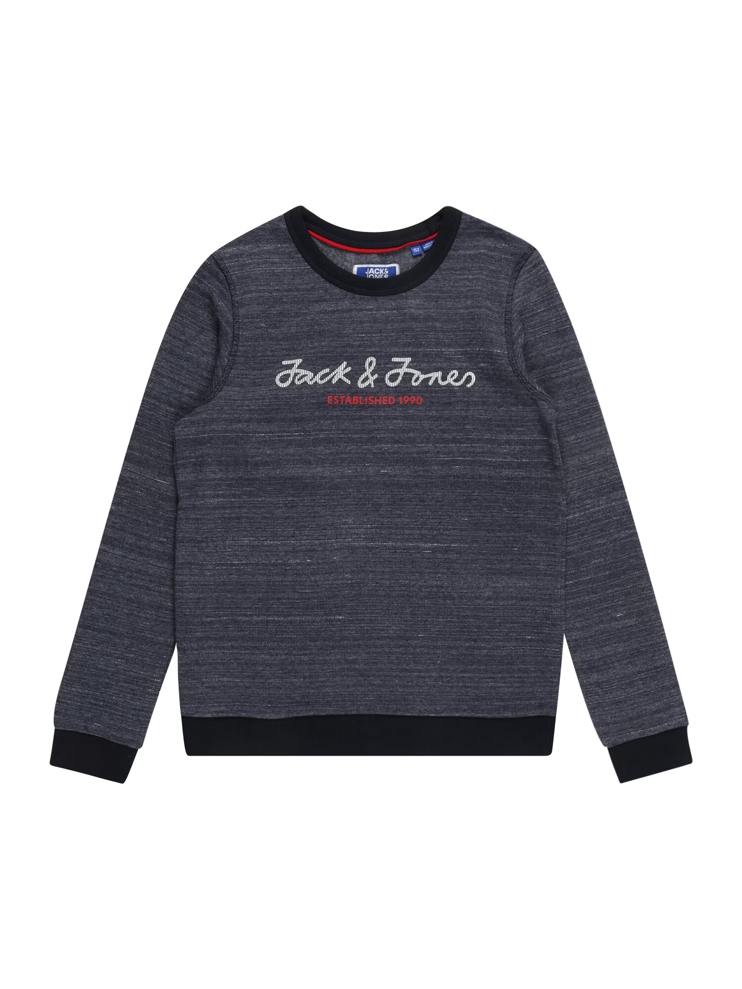 Jack & Jones Junior Bluză de molton albastru amestec / roșu / alb - Pled.ro