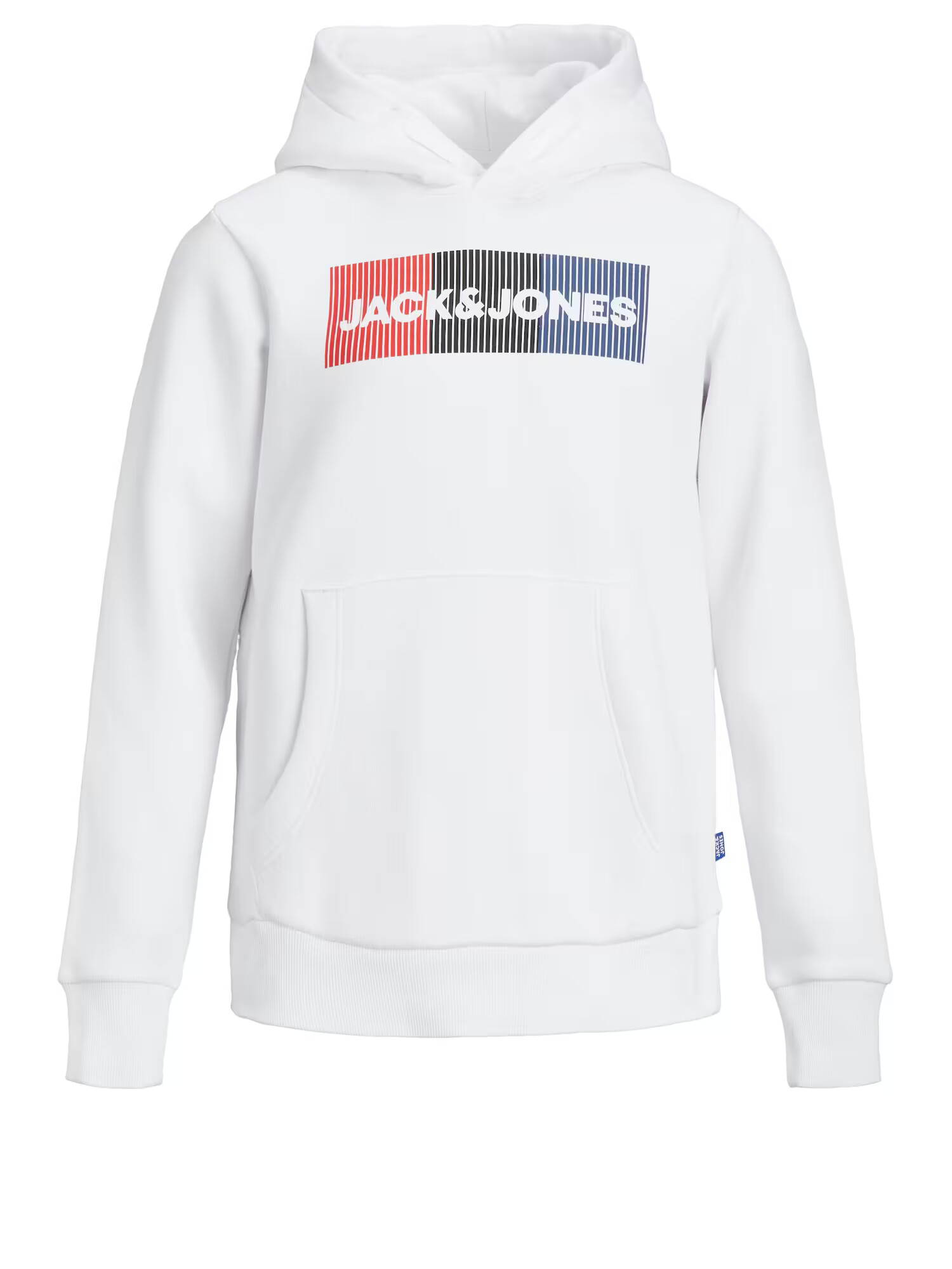 Jack & Jones Junior Bluză de molton albastru marin / roșu / negru / alb - Pled.ro