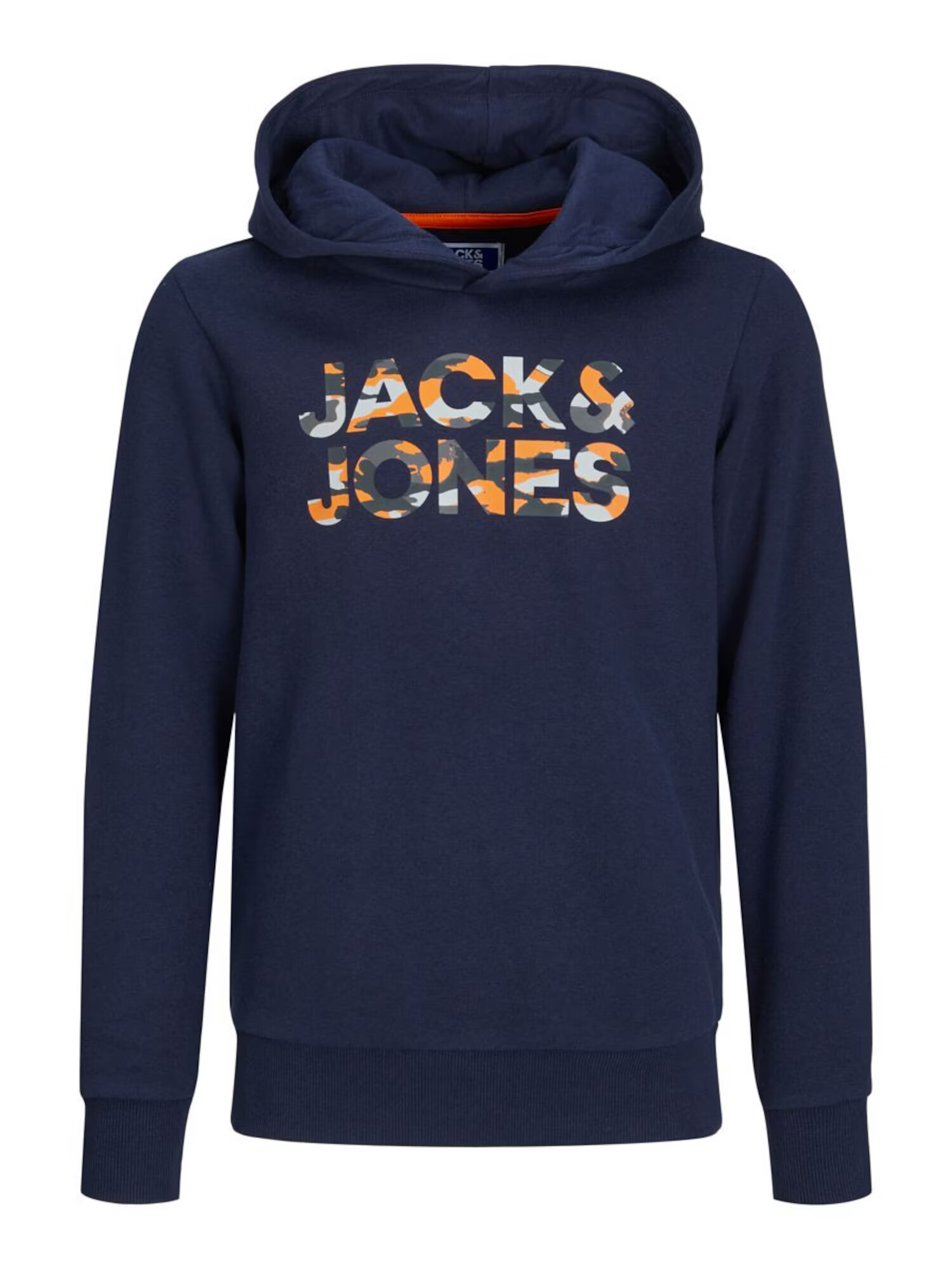 Jack & Jones Junior Bluză de molton albastru / portocaliu - Pled.ro