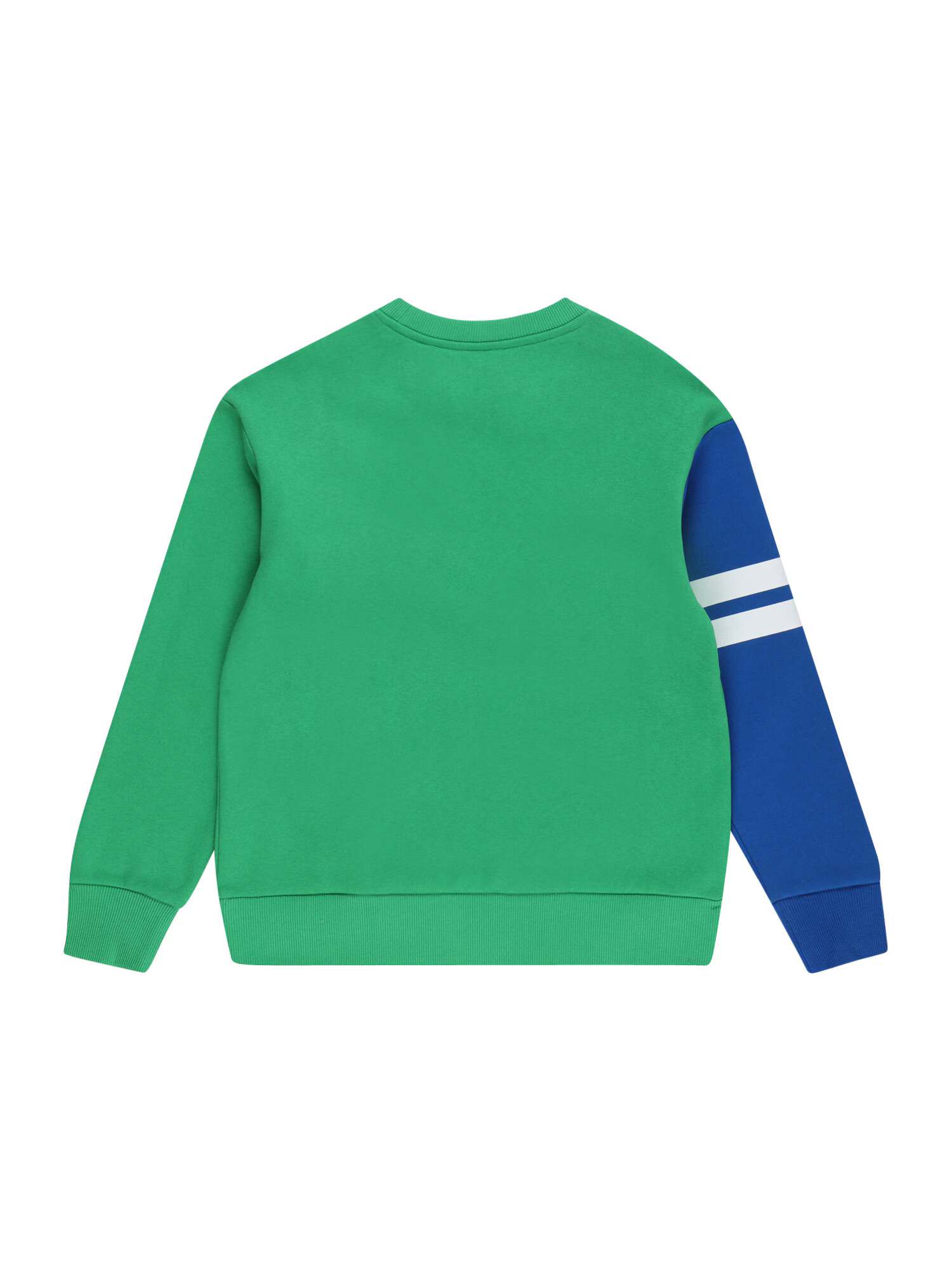 Jack & Jones Junior Bluză de molton 'AWORLD' albastru / verde / alb - Pled.ro