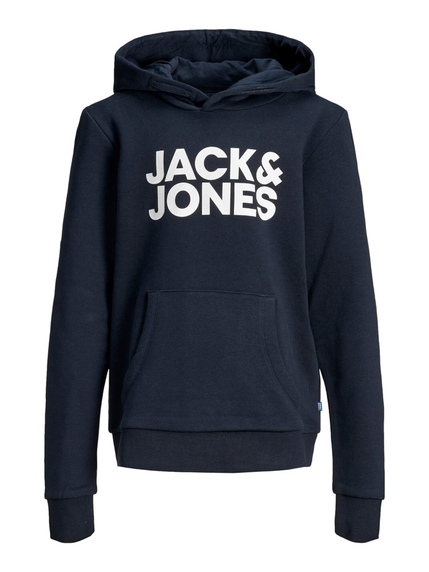 Jack & Jones Junior Bluză de molton bleumarin / alb - Pled.ro